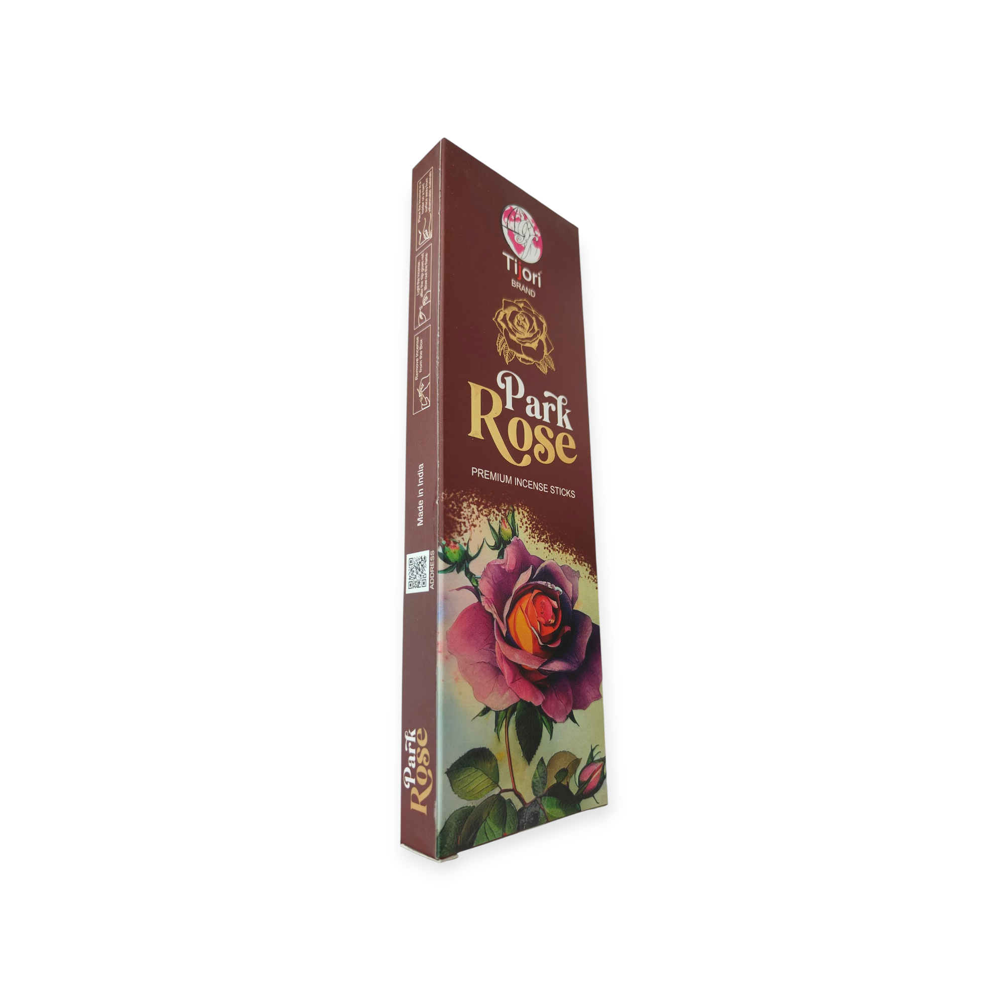 Tijori Park Rose Premium Incense Sticks for long-lasting Floral aroma