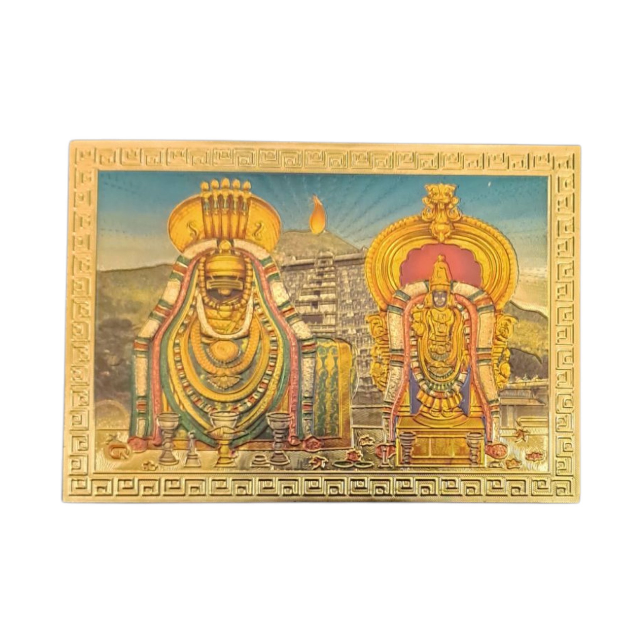 Thiruvanamalai Annamalayar Unnamalai Amman Magnet 6.25 X 8.5 Cms