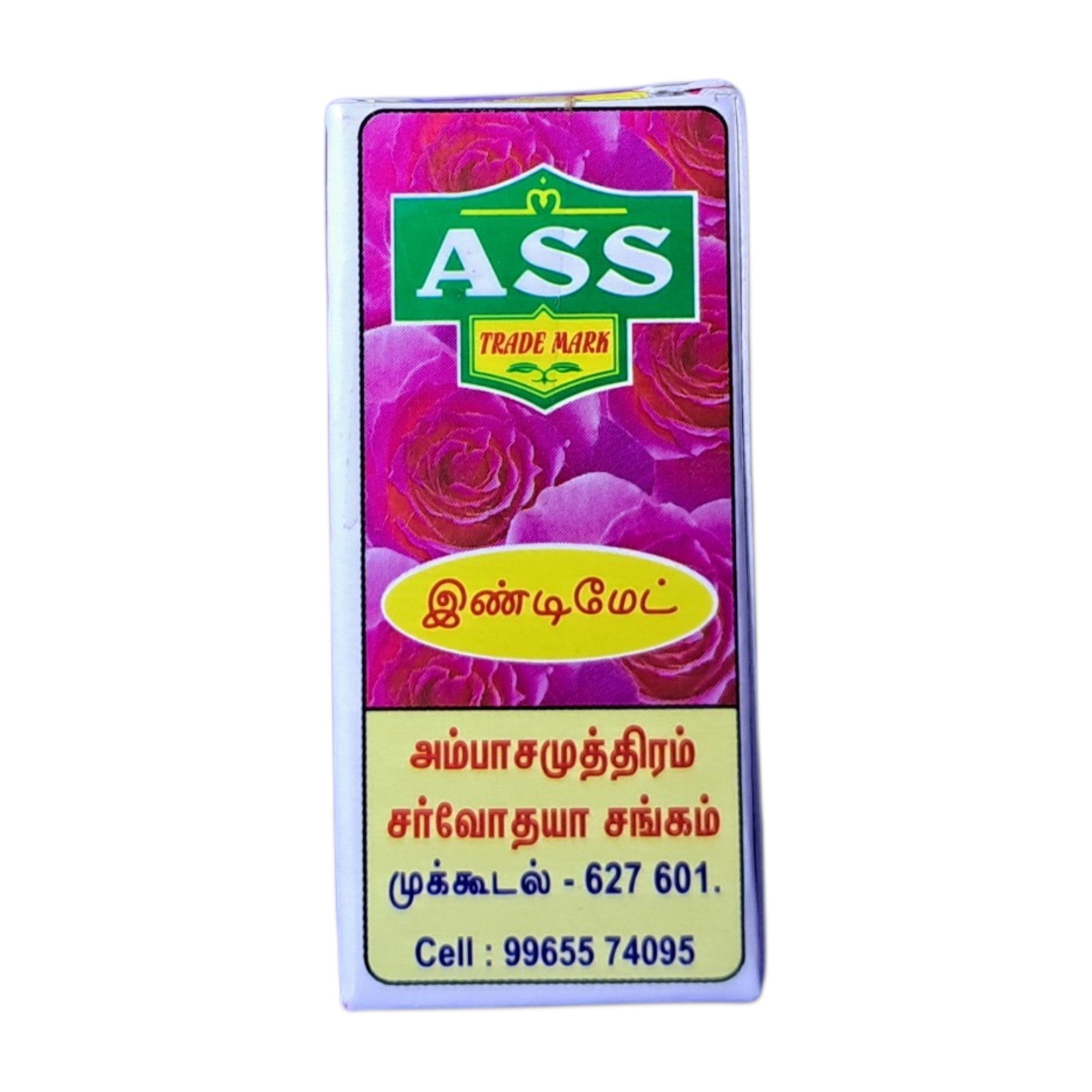 ASS Intimate Perfume Roll On 3 ml - Javadhu based traditional fragrance for personal use and gifting