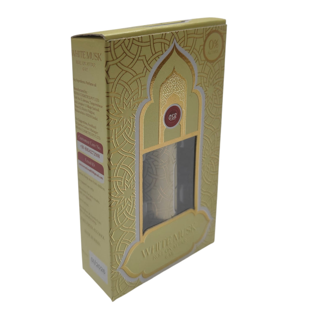 OSR White Musk Roll On Attar 6 ml - an excellent choice for daily wear