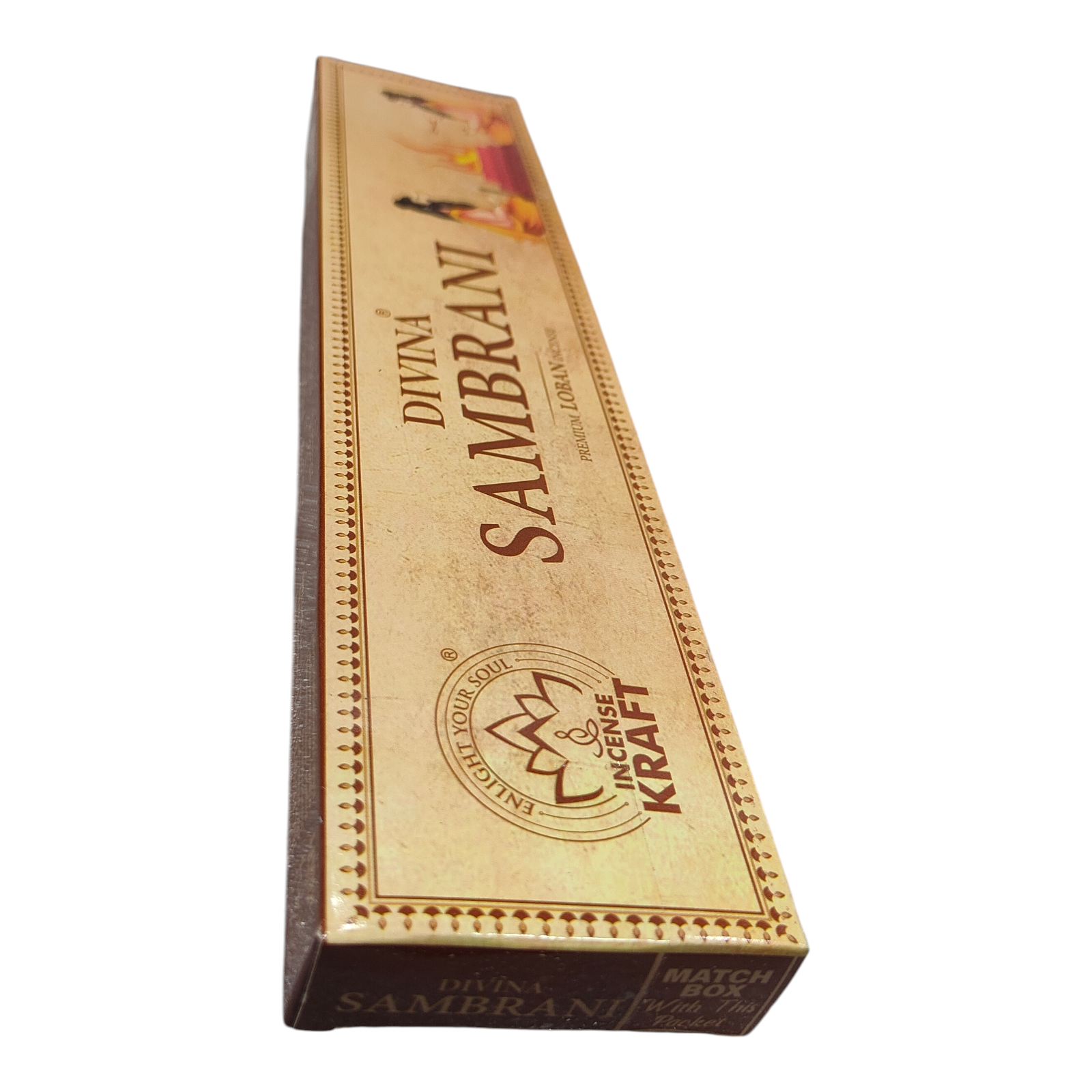 Incense Kraft Divina Sambrani Premium Loban Incense Stick - Long-Lasting Traditional Dhoop Aroma