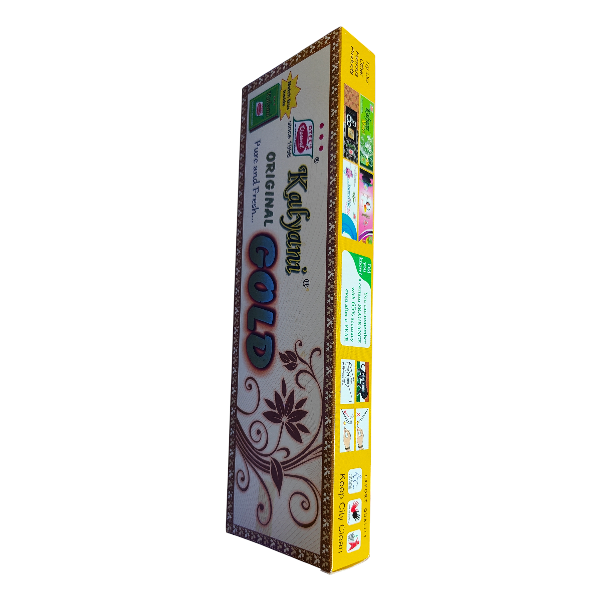 OTEE Oswal Kalyani Original Gold Agarbatti - Rich & Divine Fragrance