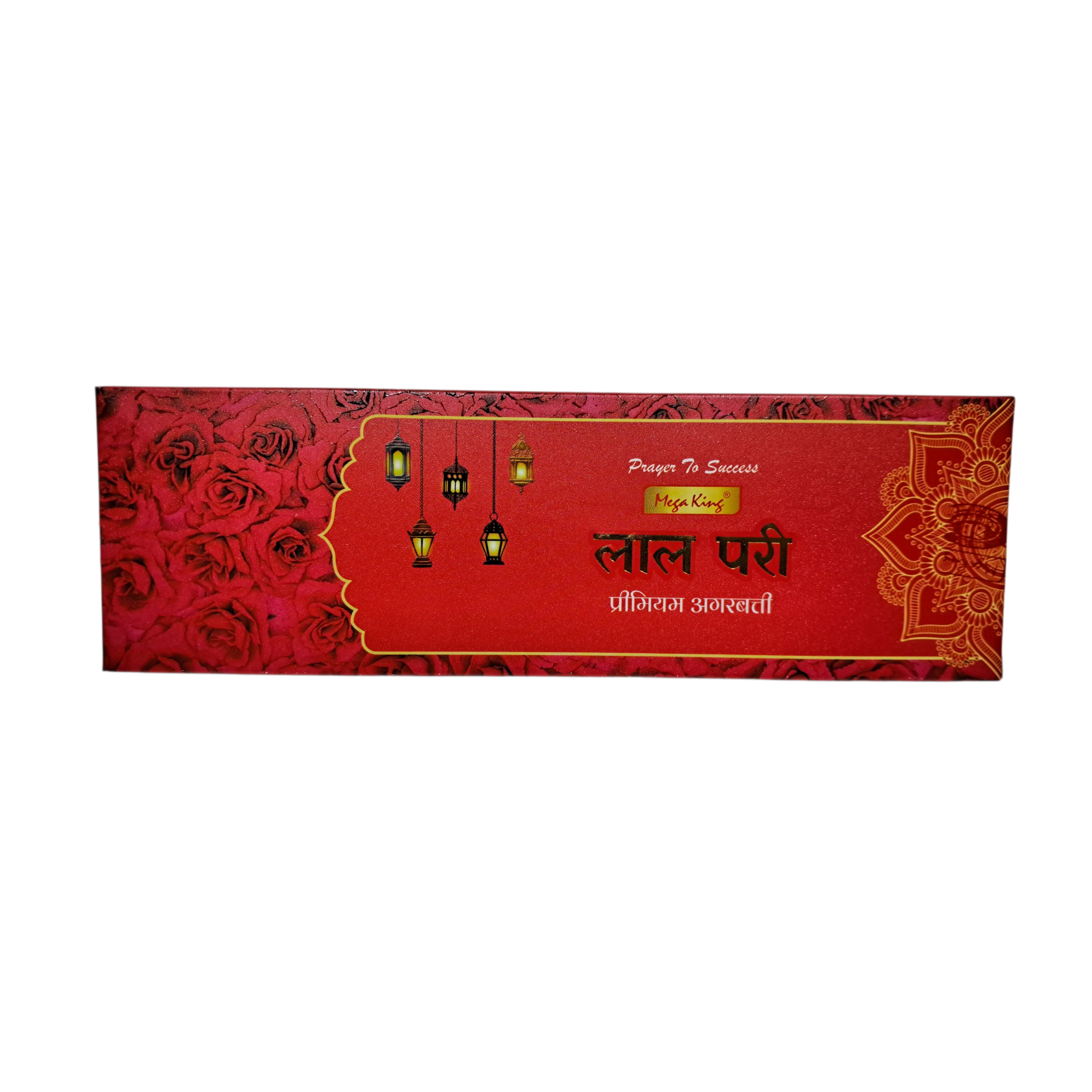 Mega King Laal Pari Premium Incense Sticks -Long-Lasting Natural Floral Fragrance Agarbathi for Pooja & Celebrations
