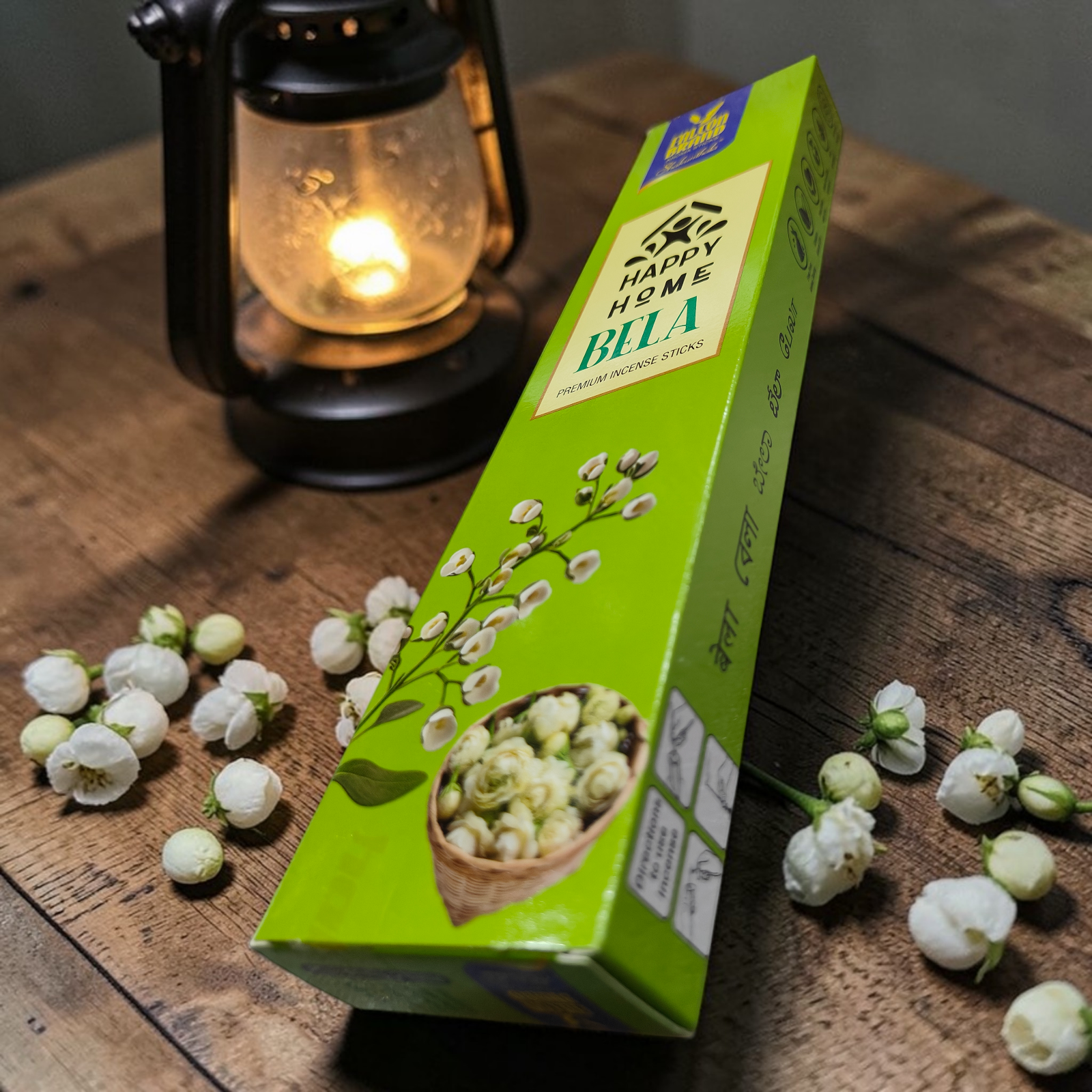 Falcon Brand Shakunthala Happy Home Bela  Premium Incense Sticks -Rich floral scent of Jasmine for Pooja & Meditation