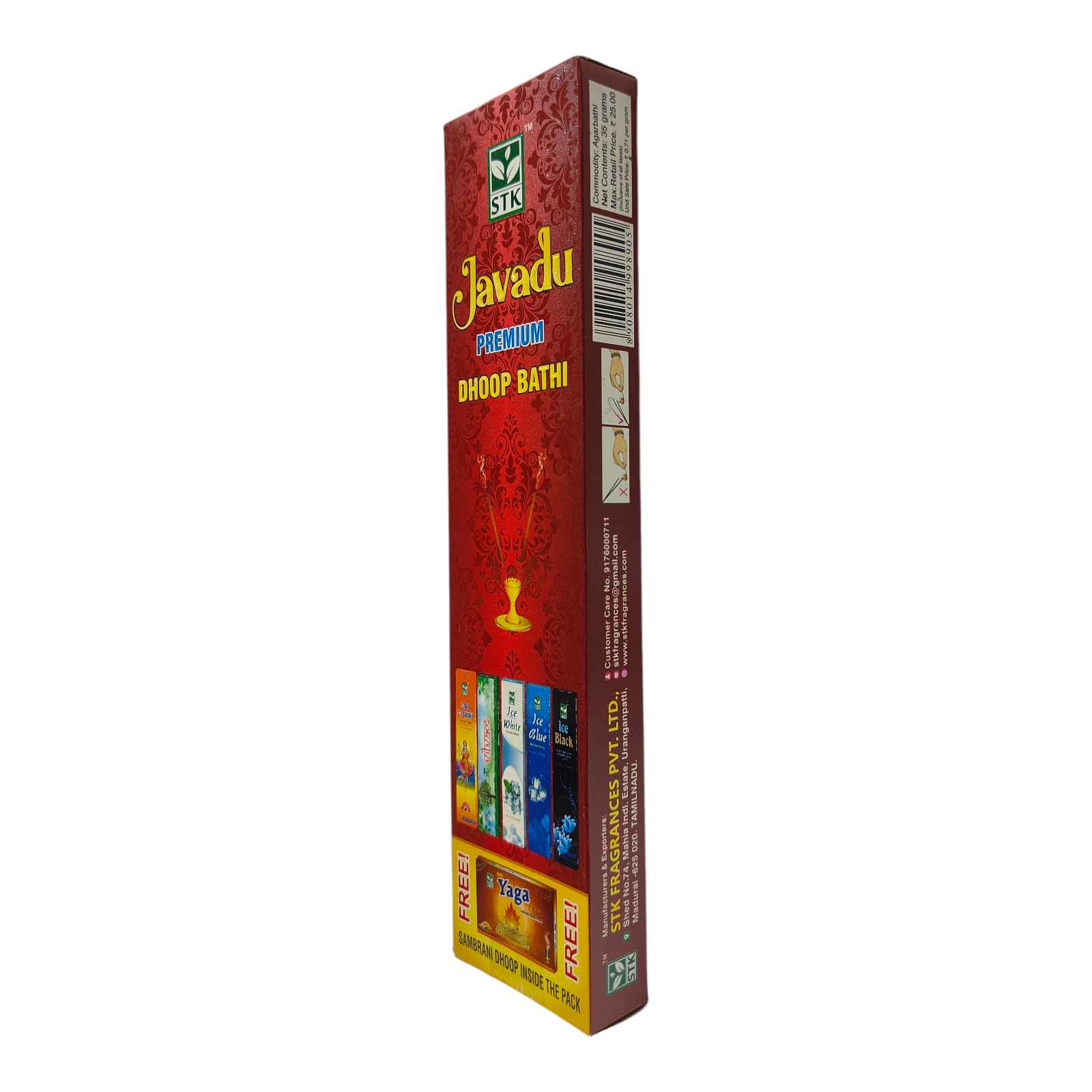 STK Javadhu Premium Dhoop Bathi - for calm & sacred atmosphere