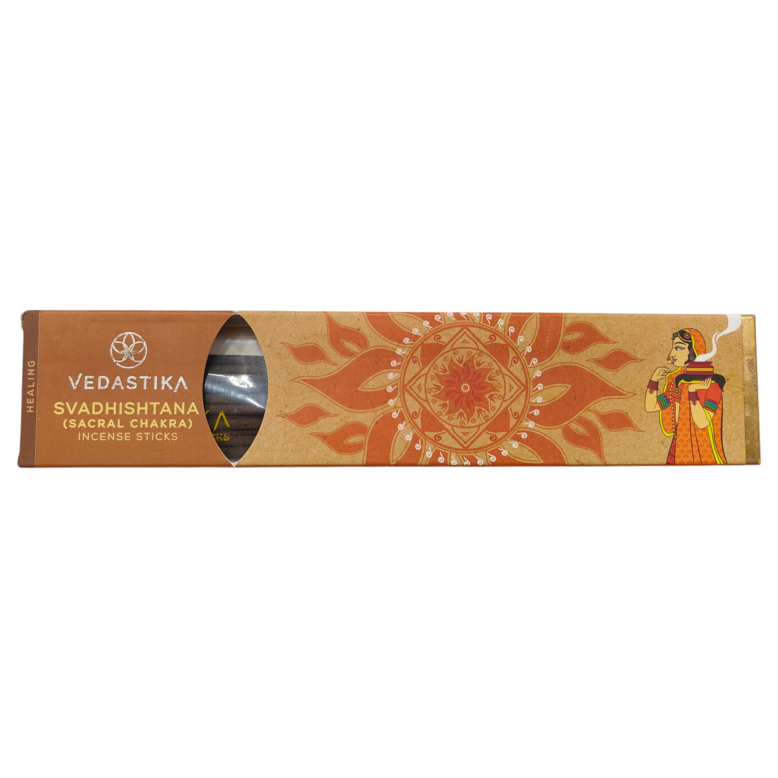 Vedastika Svadishtana (Sacral Chakra) Incense Sticks - Traditional Aroma for Chakra Meditation & Energy healing