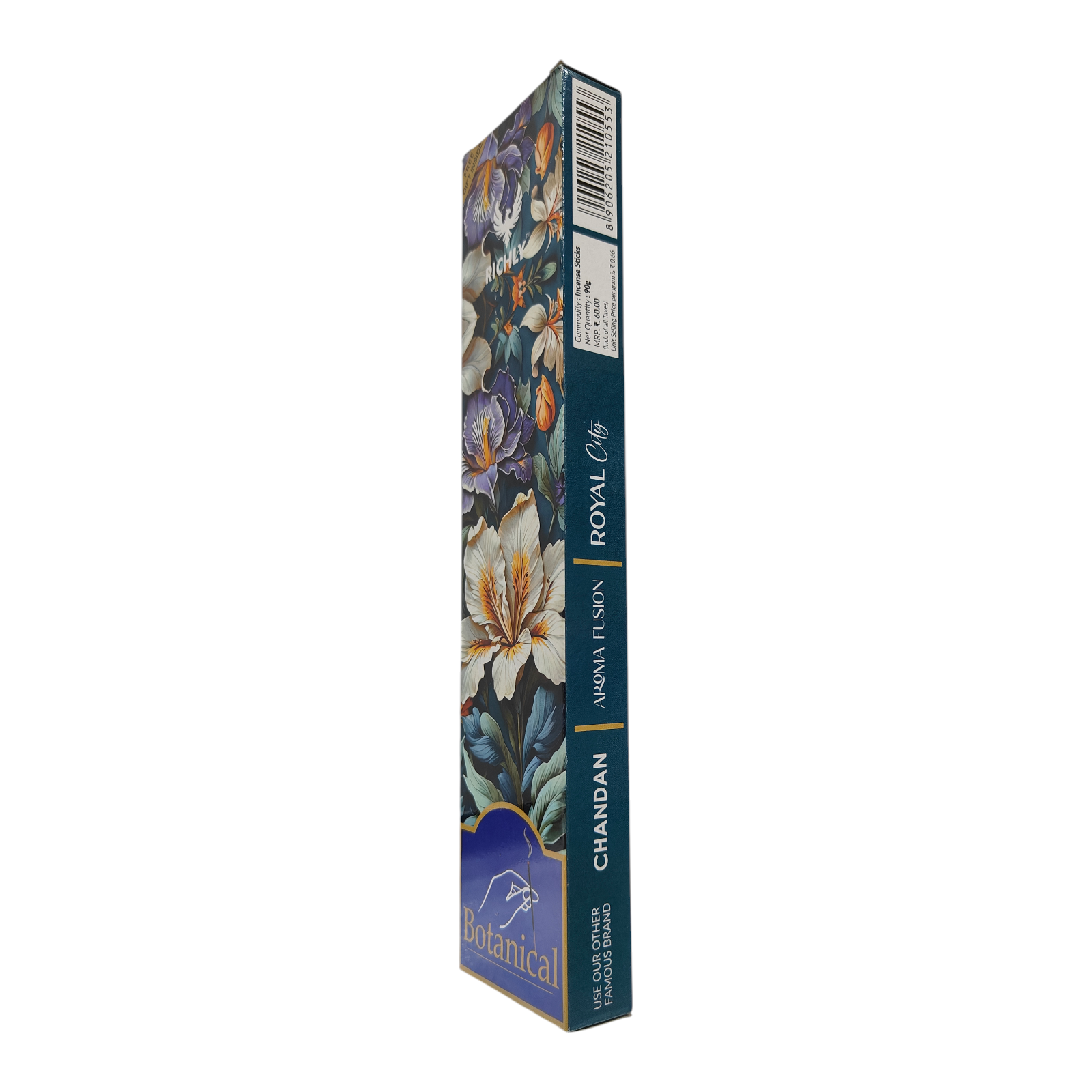Richly Botanical Incense Sticks - Natural Floral Aroma for Home Pooja & Meditation