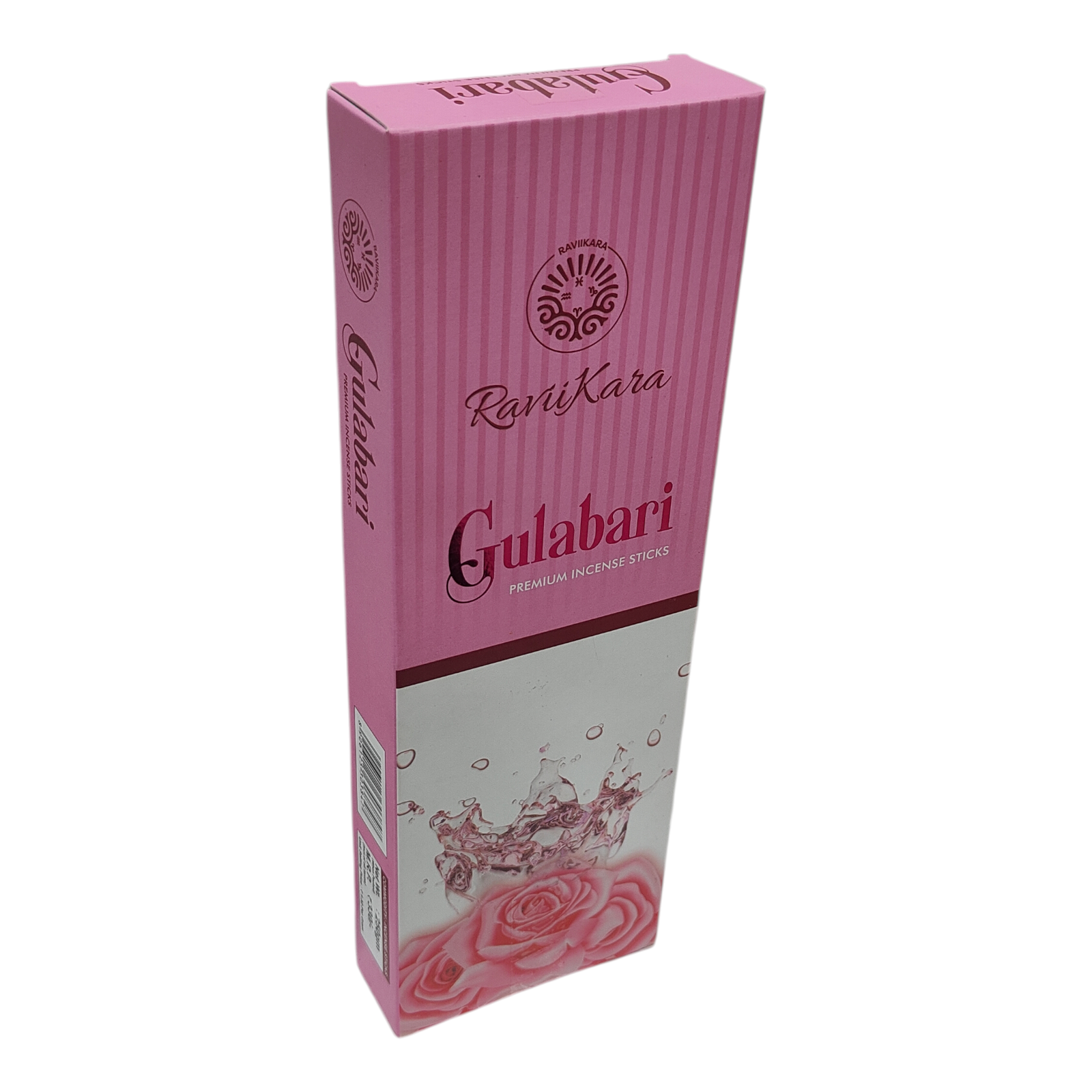 Ravikara Gulabari Premium Incense Sticks - Fresh Rose Aroma Agarbathi for Pooja & Yoga