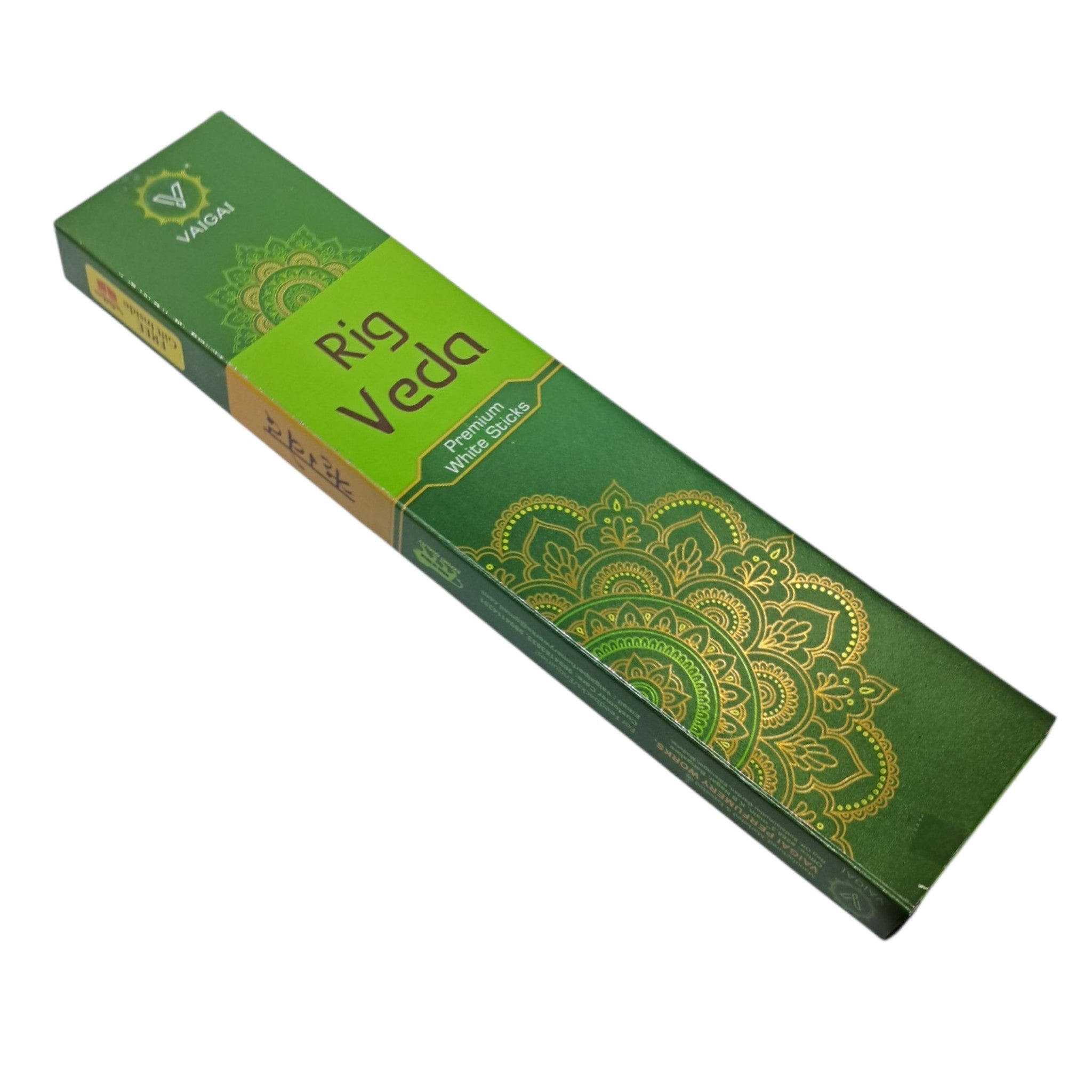 Vaigai Rig Veda Premium White Sticks for Pooja and Home fragrance