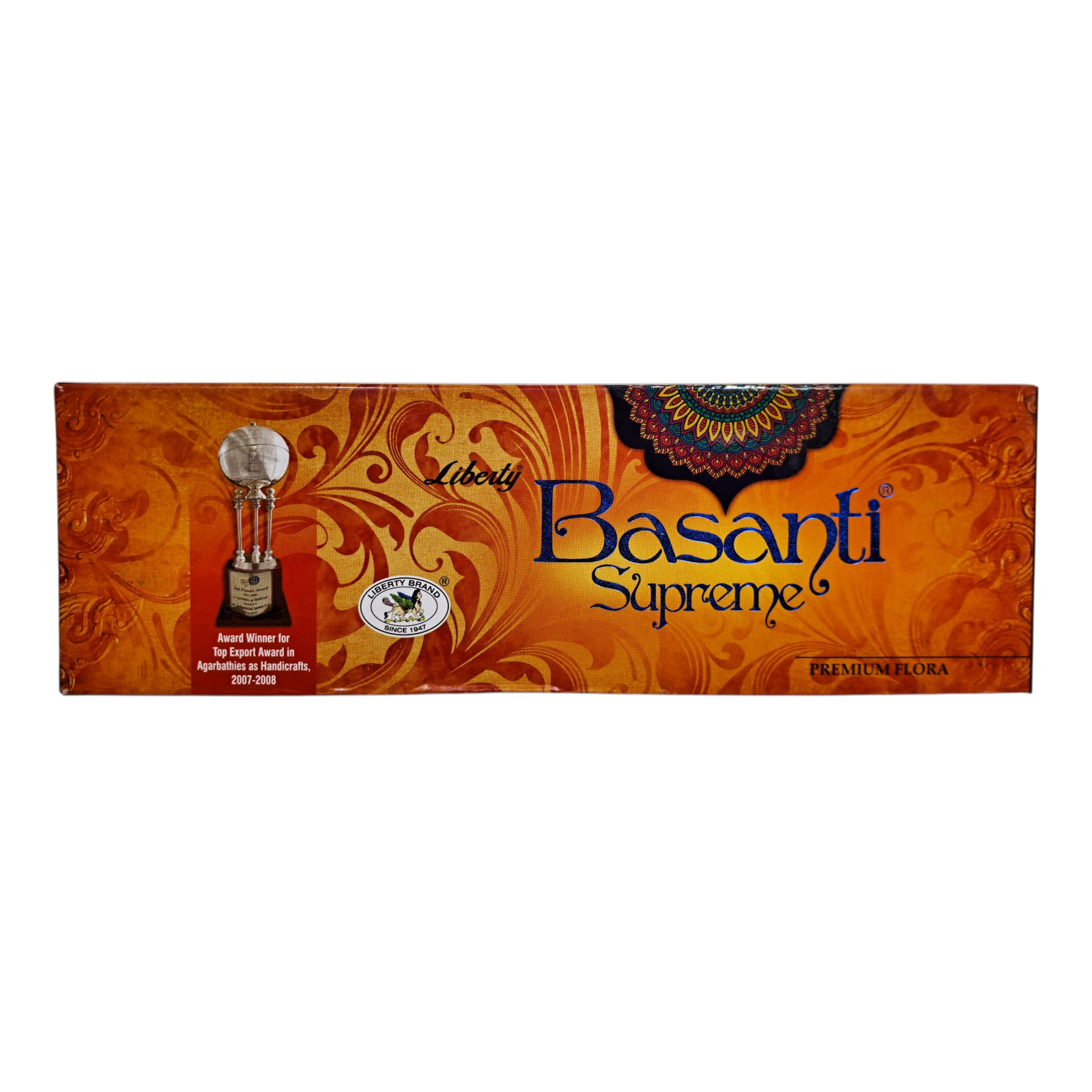 Liberty Basanti Supreme premium Flora Incense Sticks -Floral Fragrance for Festive occasions