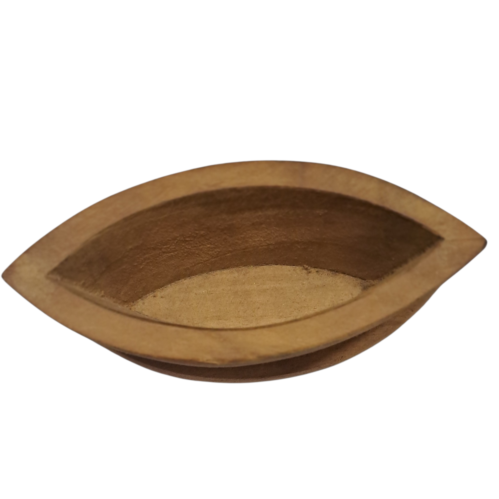 Teak Wood Vibuthi MadalTeak Wood Vibuthi Madal  - Oval Bowl for daily Pooja Rituals