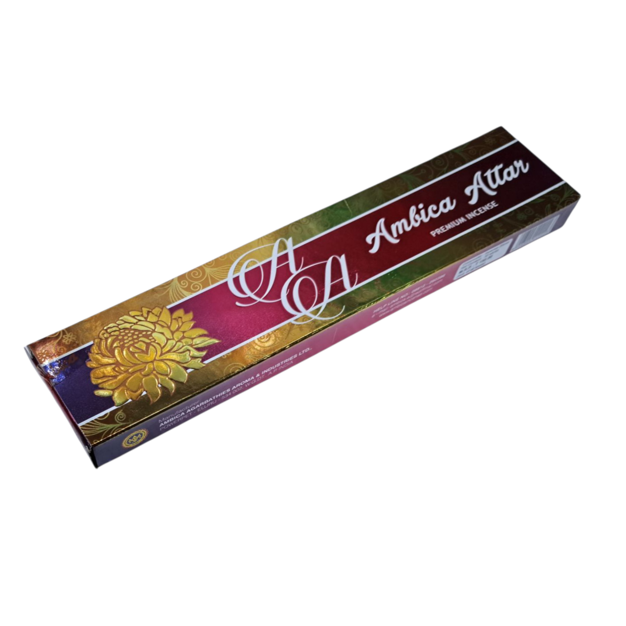 Ambica Attar Premium Incense Sticks Herbal & Natural Long-lasting Aroma அம்பிகா அத்தர் அகர்பத்தி