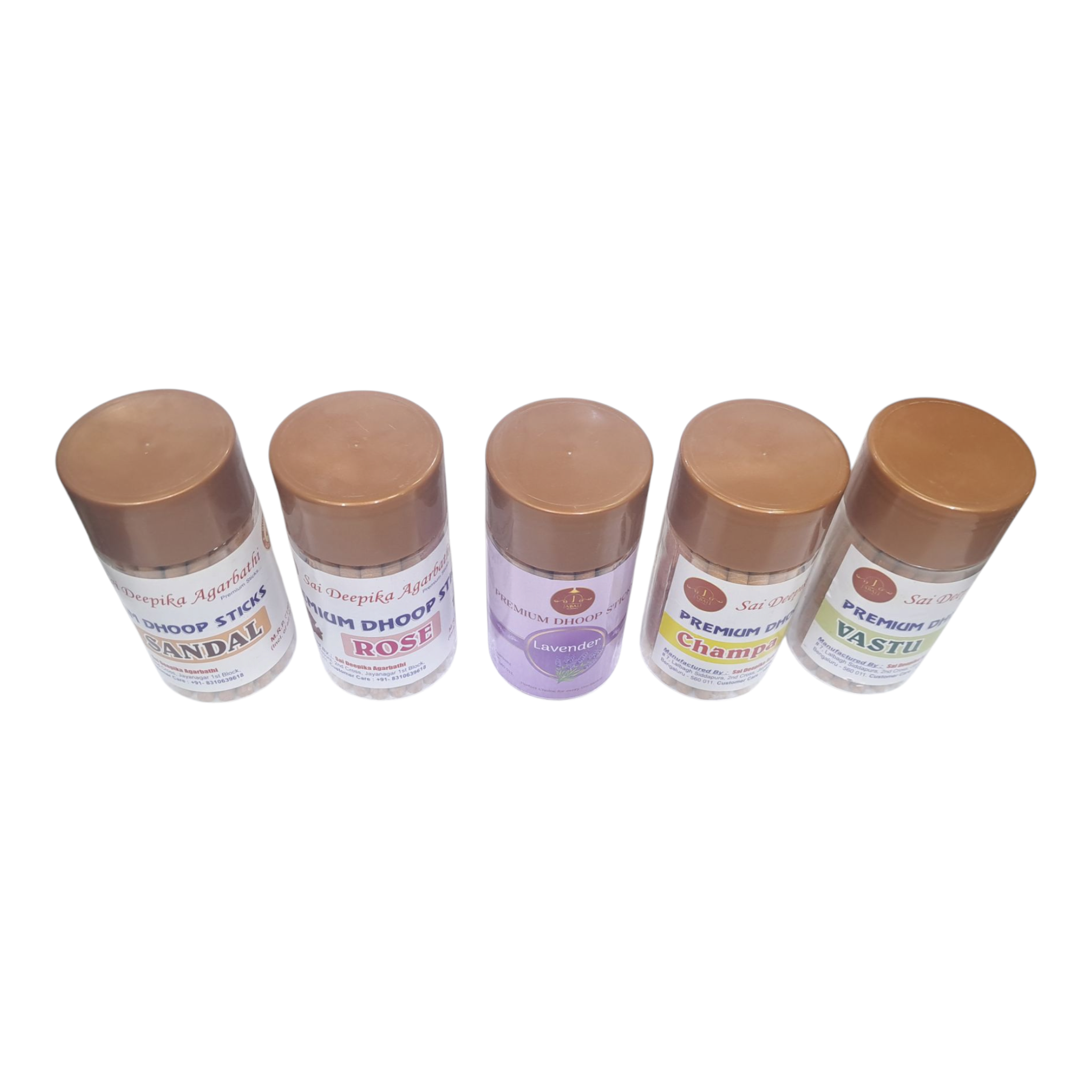 Sai Deepika 5 in 1 Premium Dhoop Sticks Mix