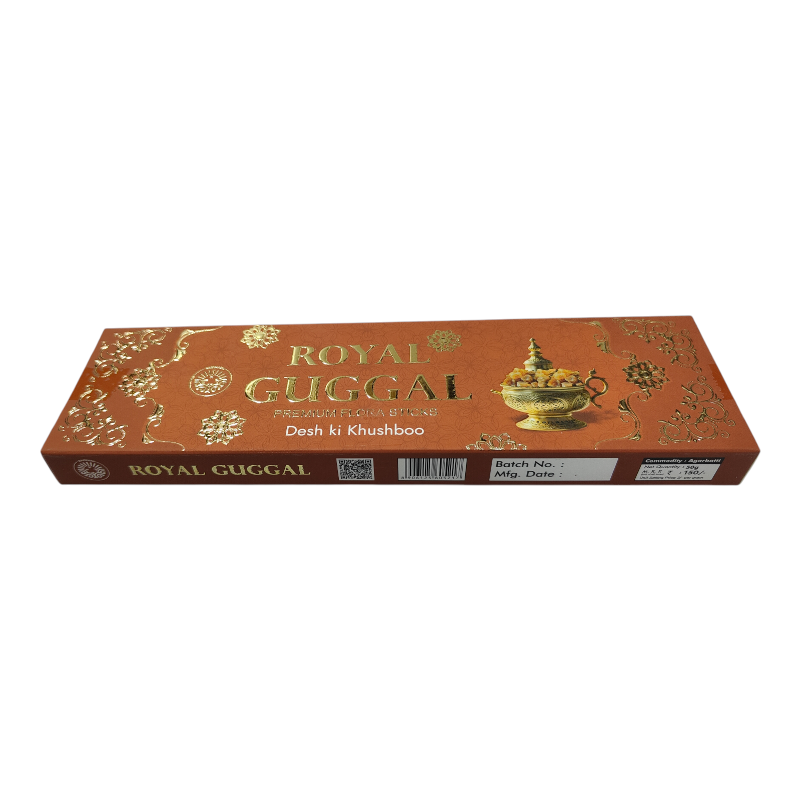 Ravi Rag Royal Guggal Premium Flora Sticks - traditional temple-style fragrance