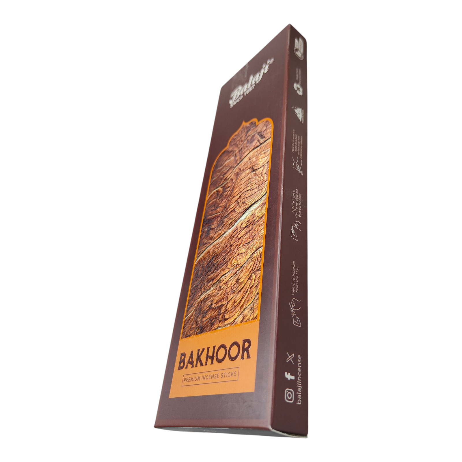 Balaji Bakhoor Premium Incense Sticks - Rich Oudh  Fragrance for Home Pooja & Meditation