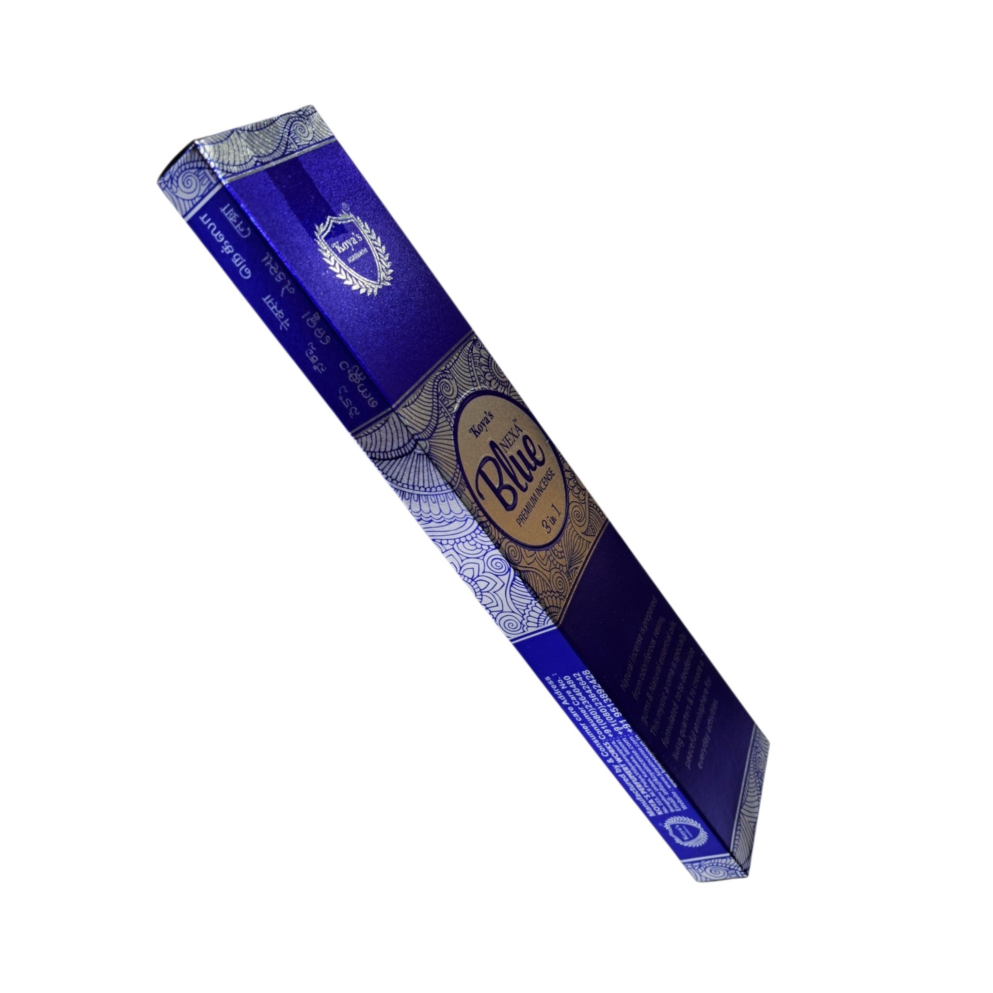 Koya's Royal Blue Premium Incense 3 In 1 Sticks - for a peaceful and positive ambience