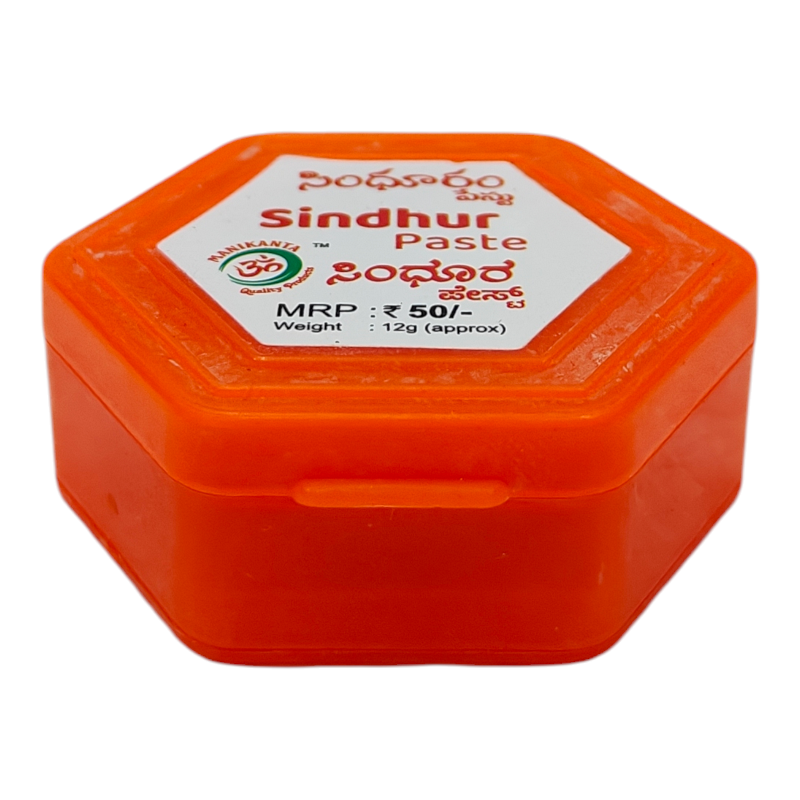Manikanta Sindur Paste 12 gms Box – Pure Red Sindoor for Pooja & Tilak
