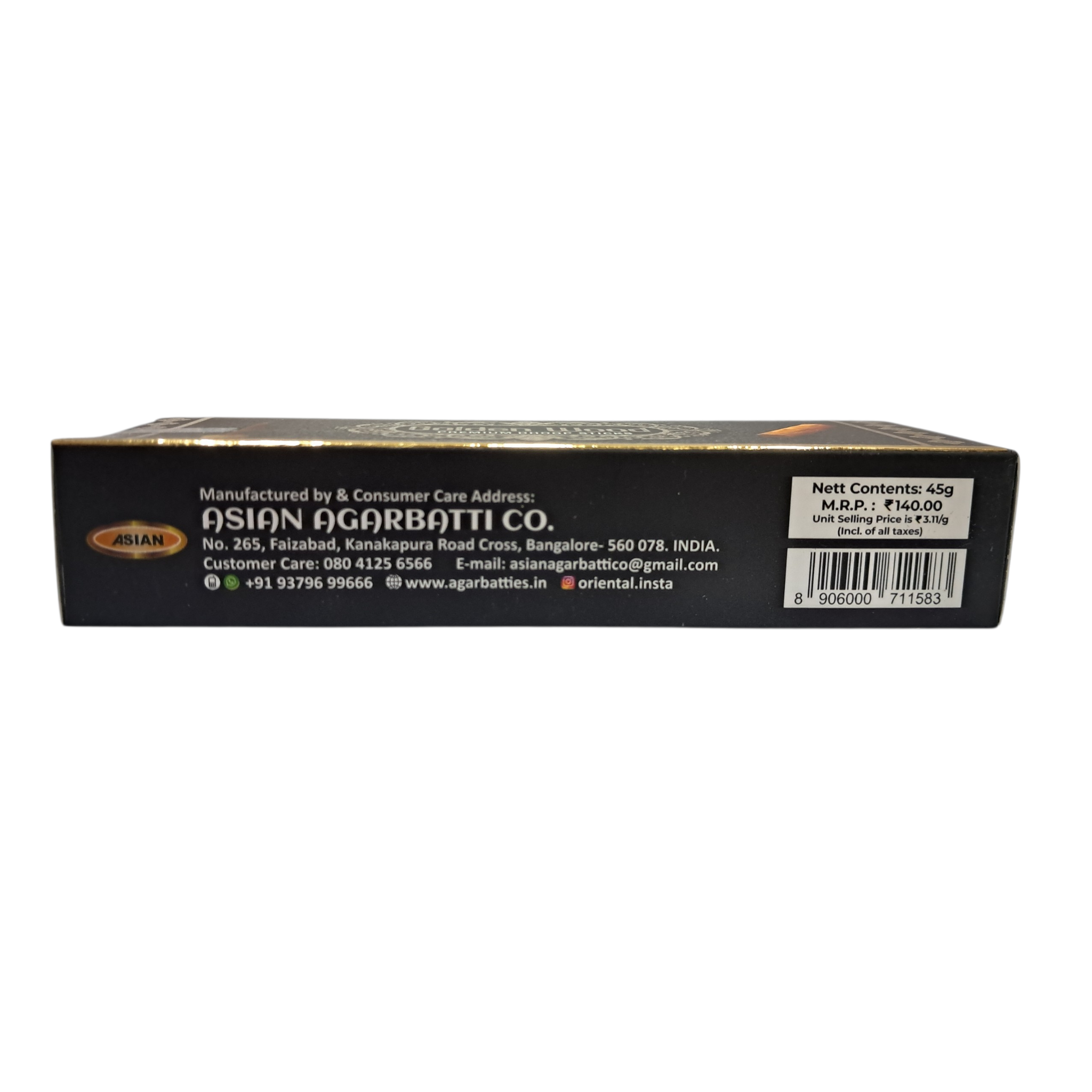 Asian Golden Wood Premium Dhoop Sticks - Natural Fragrance for Pooja & Meditation