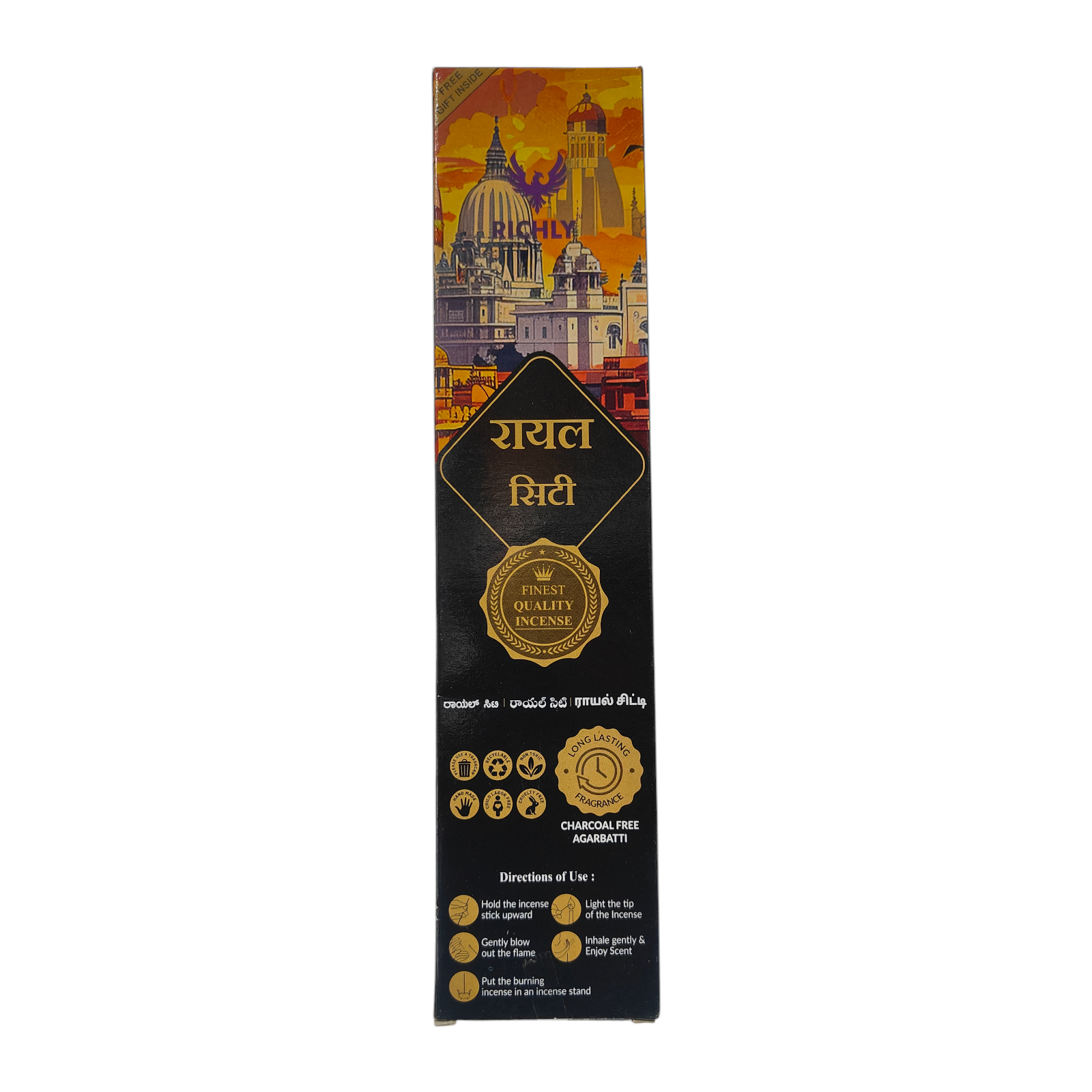 Richly Royal City Incense Stick - Premium Multi Aroma Agarbatti for Home & Office Fragrance