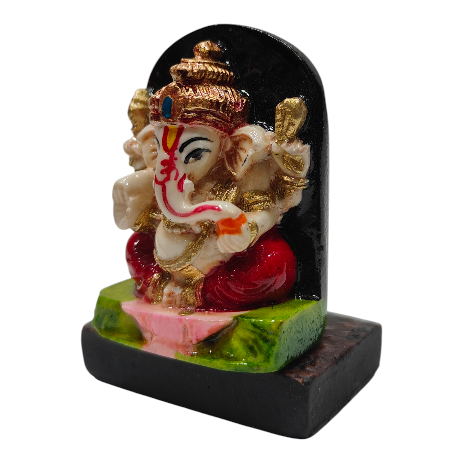 Mini Ganpathi Papa Idol SB 758 size 2 inches - Religious return gifts for Ganesh Chaturthi & Weddings
