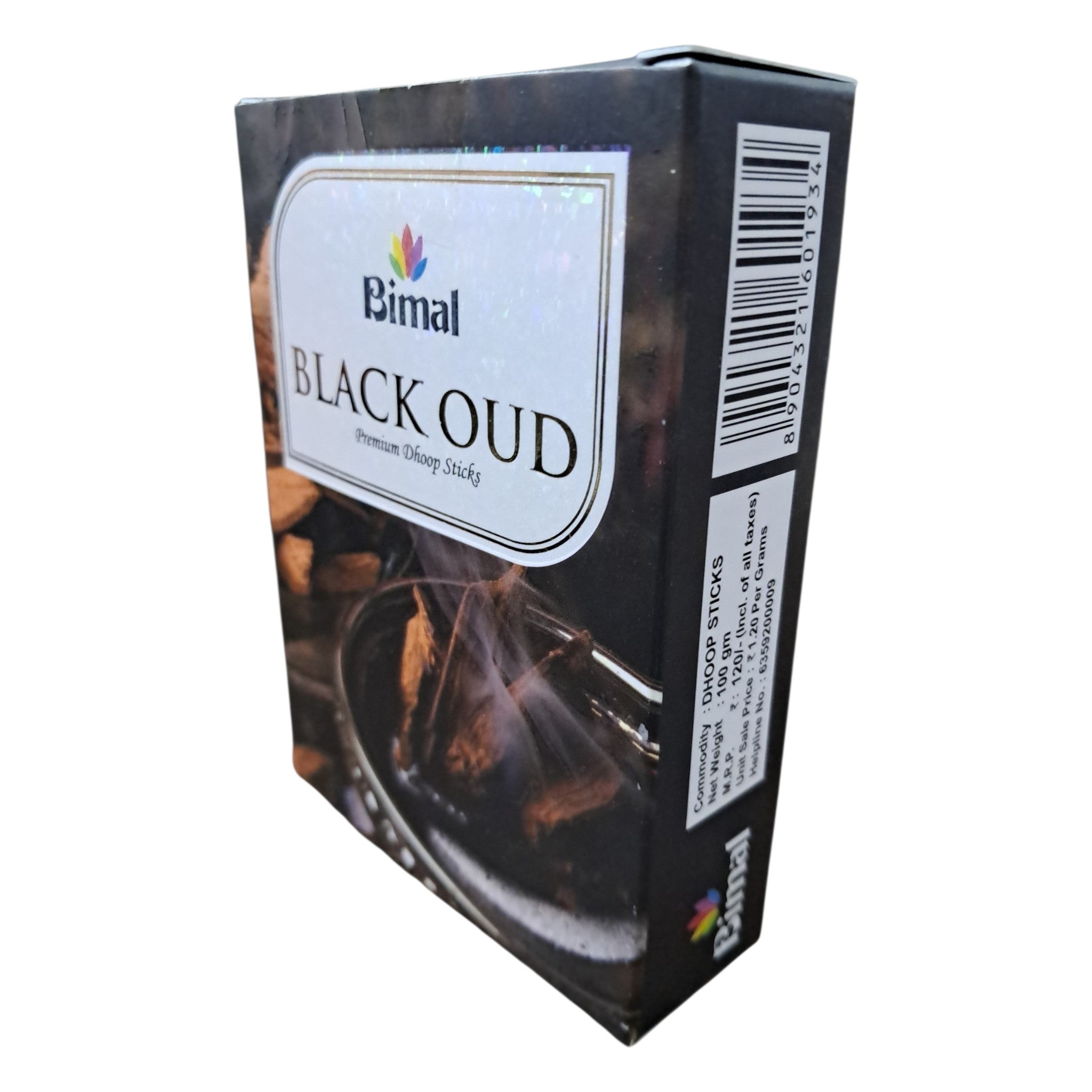Bimal Black Oud Premium Dhoop Sticks - Perfect Fragrance for Meditation, Spiritual moments