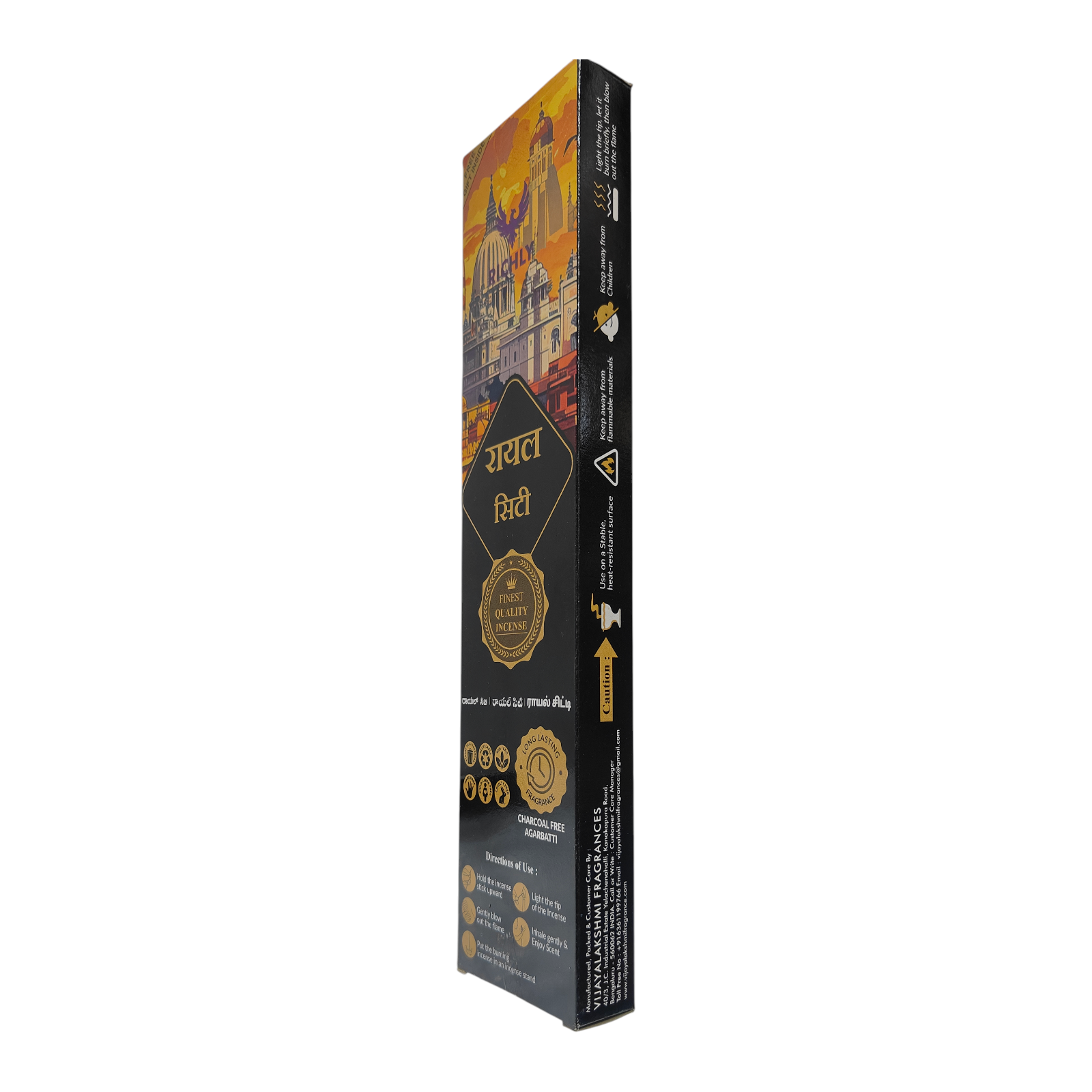 Richly Royal City Incense Stick - Premium Multi Aroma Agarbatti for Home & Office Fragrance