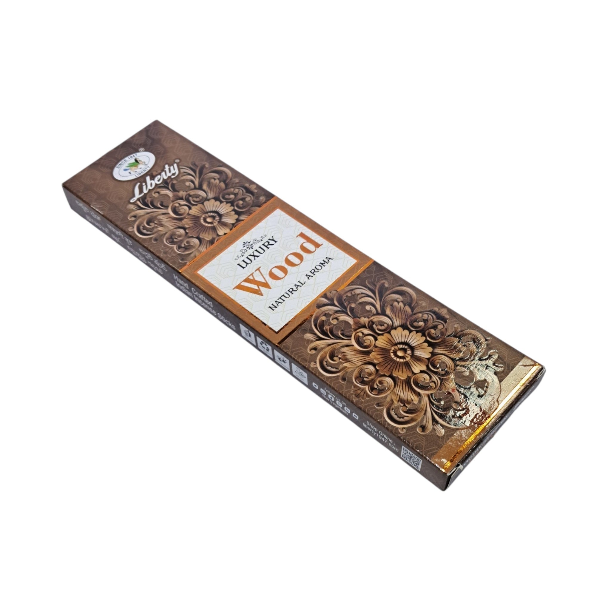 Liberty Luxury Wood Natural Aroma Incense Sticks for Pooja and Home Fragrance