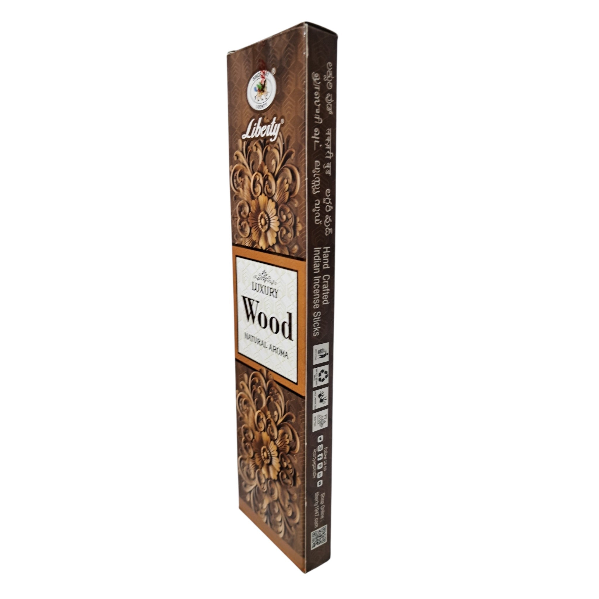 Liberty Luxury Wood Natural Aroma Incense Sticks for Pooja and Home Fragrance