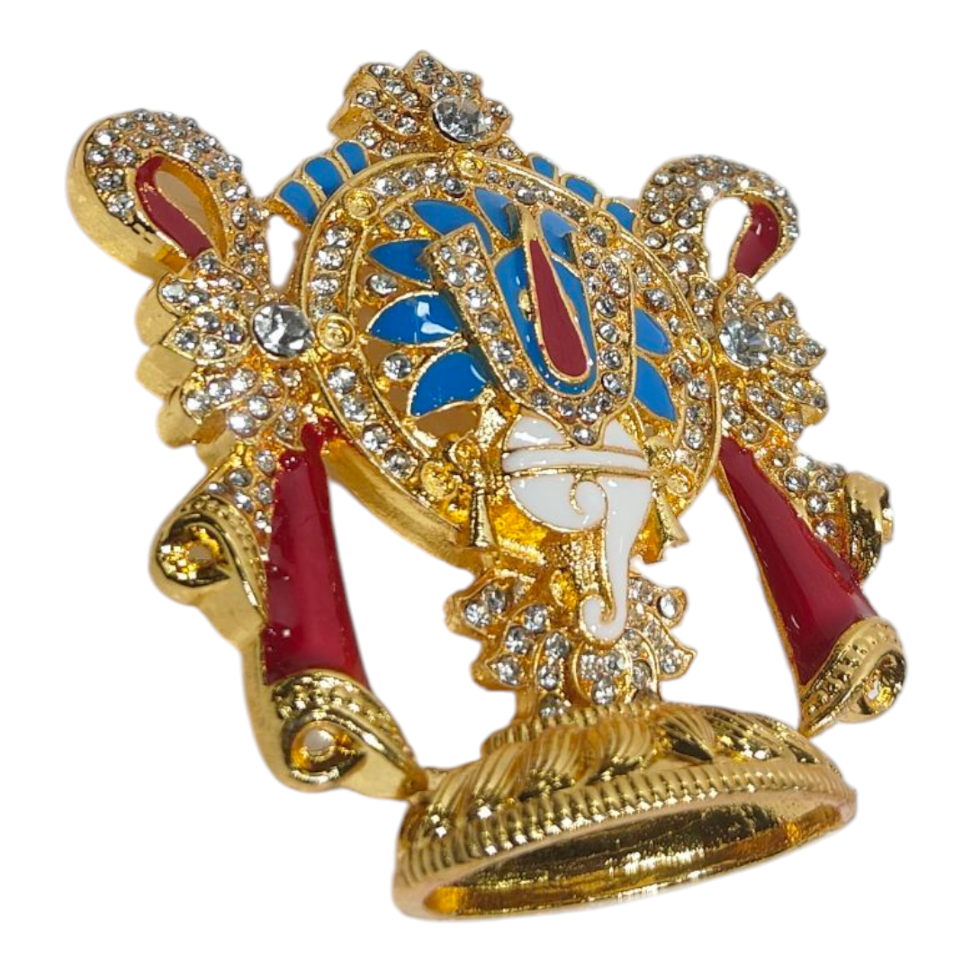 Thiruman Shanku & Chakram 3 in 1 Stone Art Décor  – Home, Car Décor & Spiritual Gift