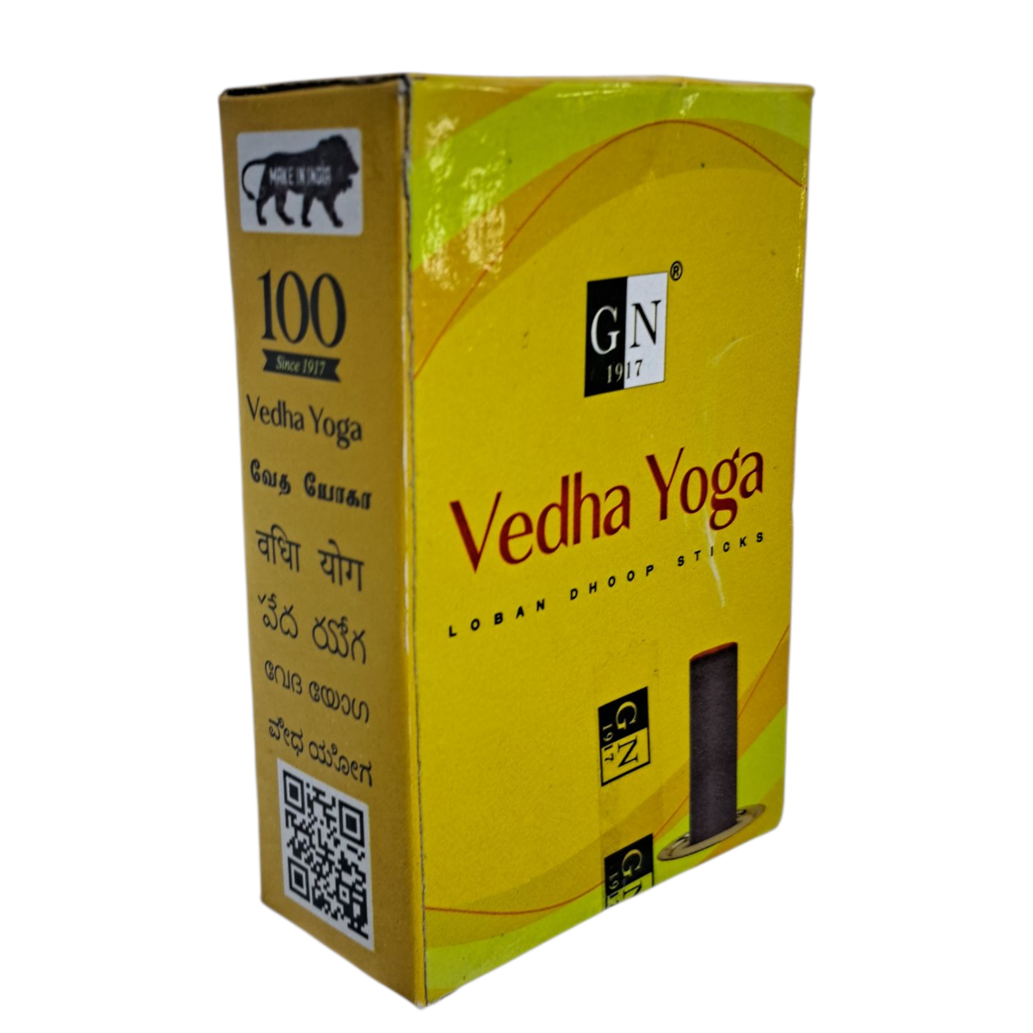 GN Kangaraoo Vedha Yoga Loban Dhoop Sticks - Pure Loban Fragrance for Meditation, Pooja & Home Purification