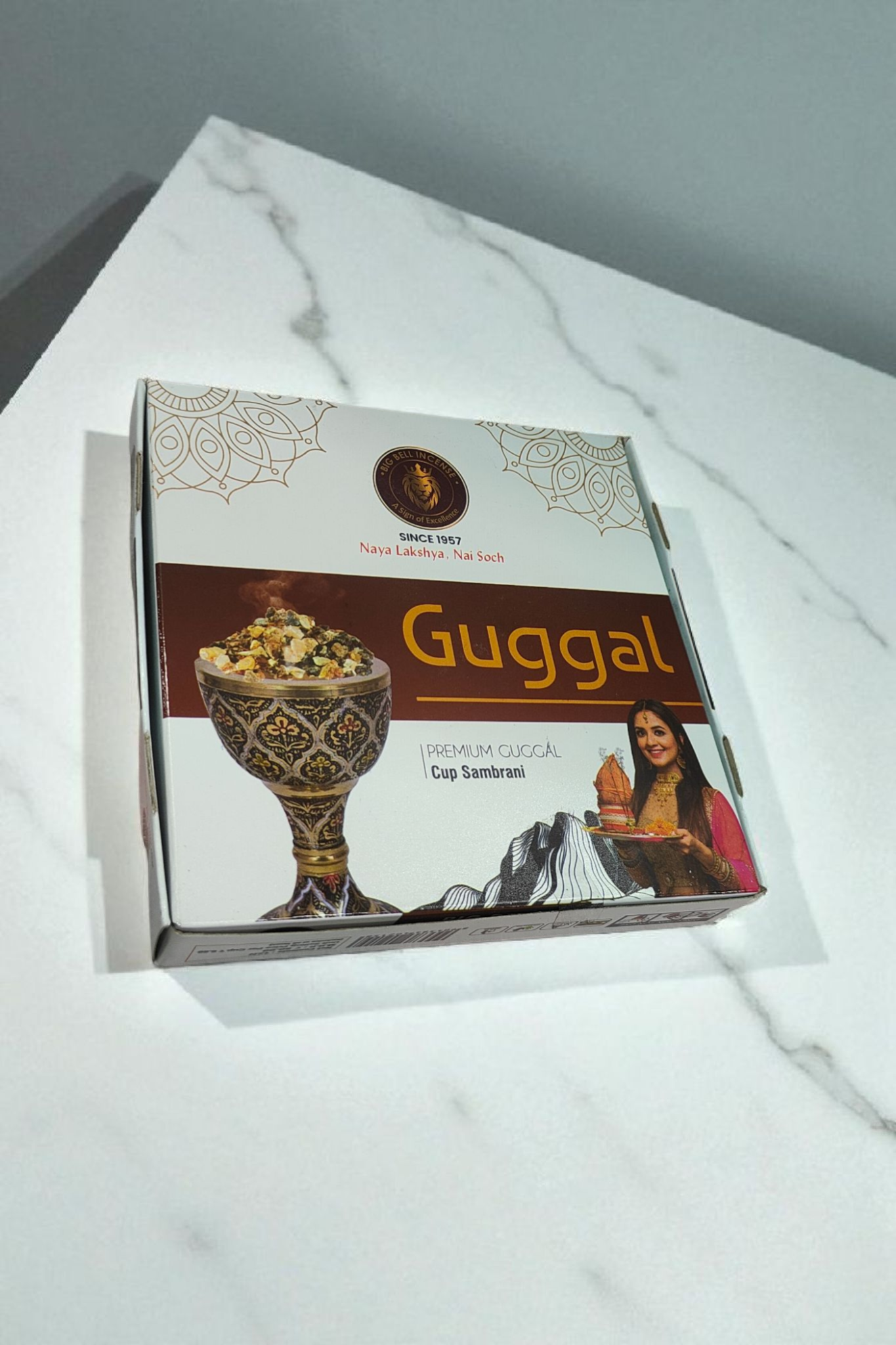 Big Bell Guggal Dhoop Cup Sambrani for Religious Rituals & Celebrations
