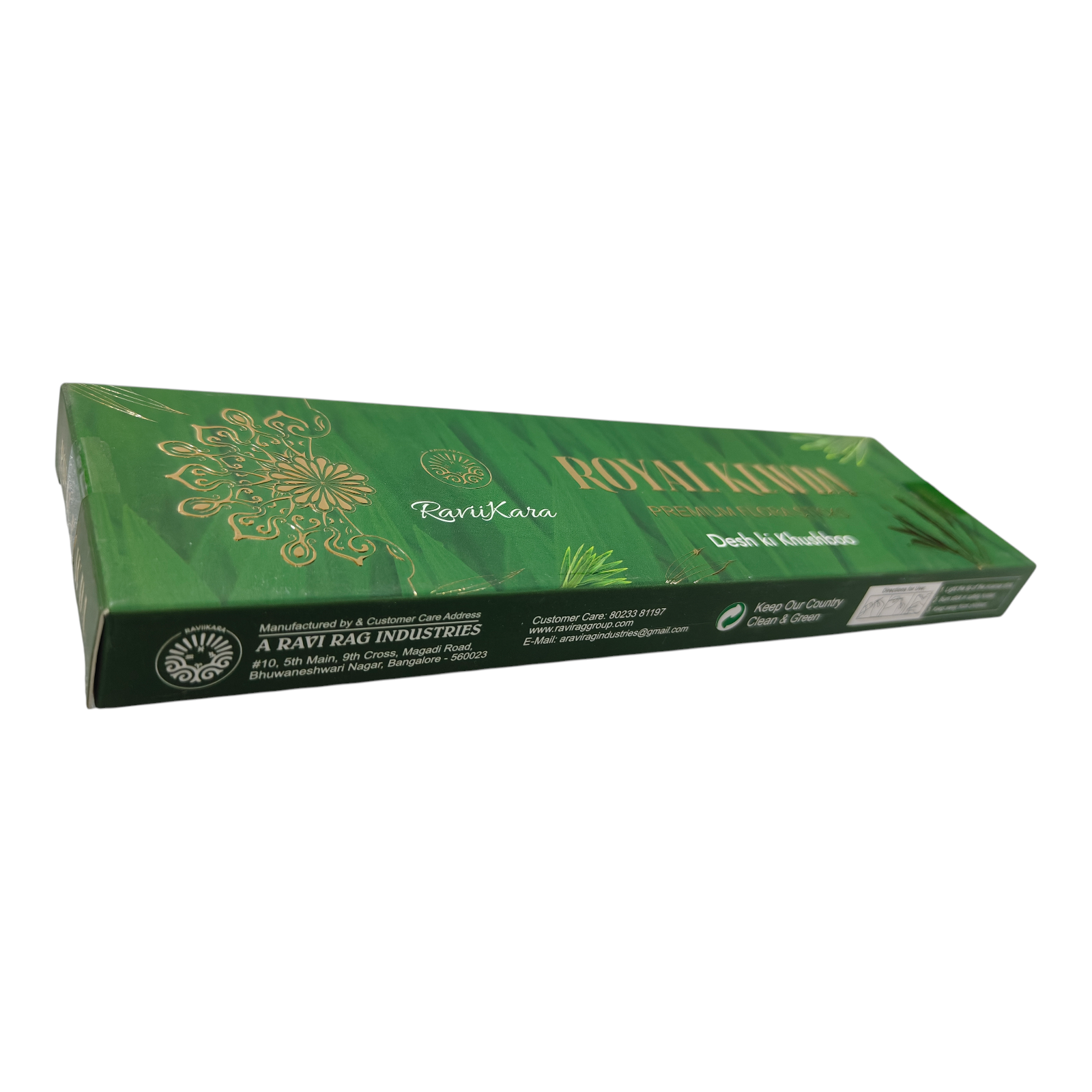 Ravikara Royal Kewda  Premium Flora Sticks - Desh Ki Khushboo