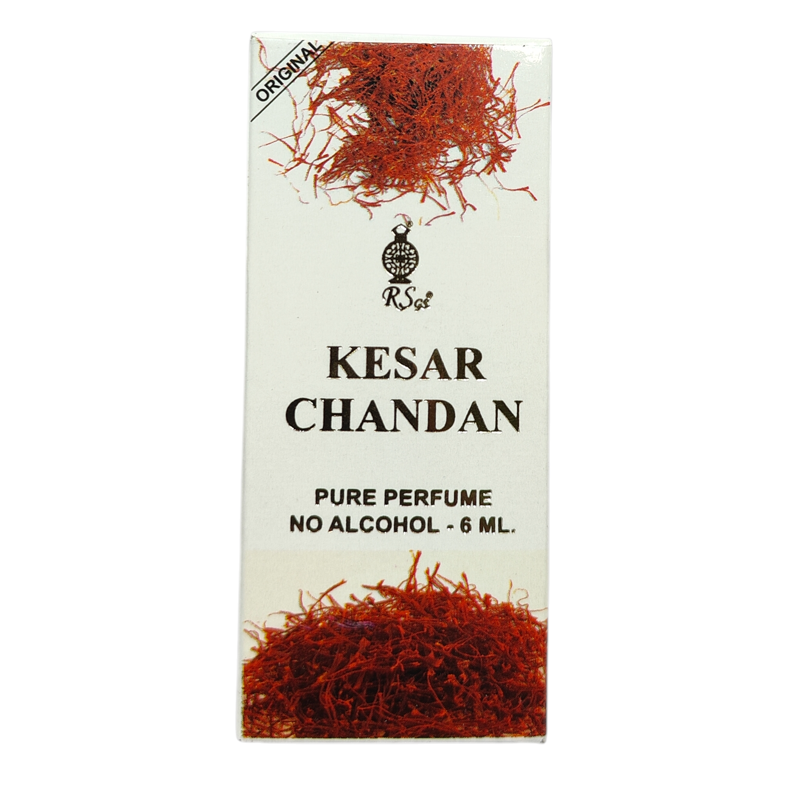 RSGS Perfume Kesar Chandan Attar Roll on 6ml -   Luxury refreshing Scent for Personal wear & Pooja