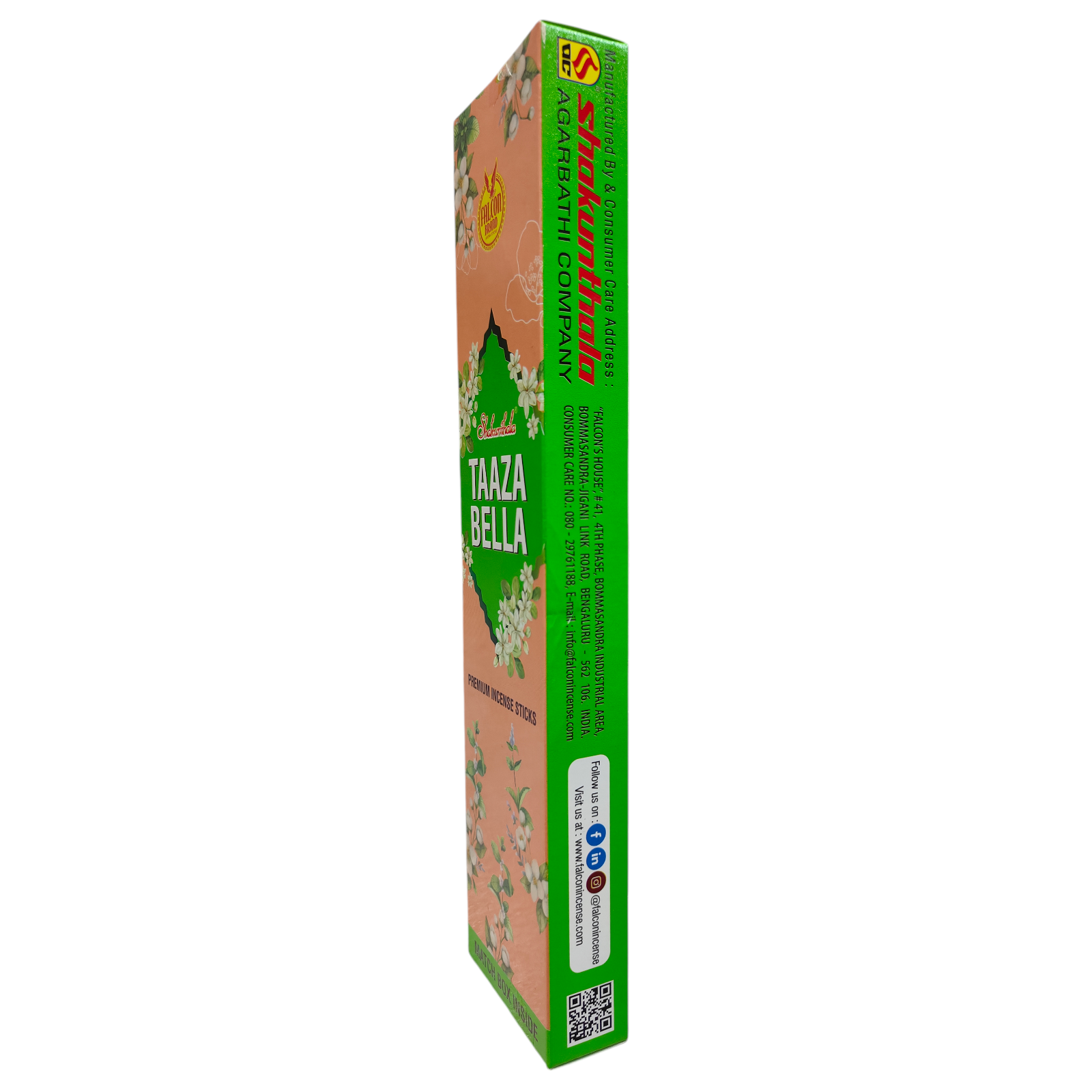 Shakunthala Taaza Bella Premium Incense Sticks - Daily home fragrance and freshness