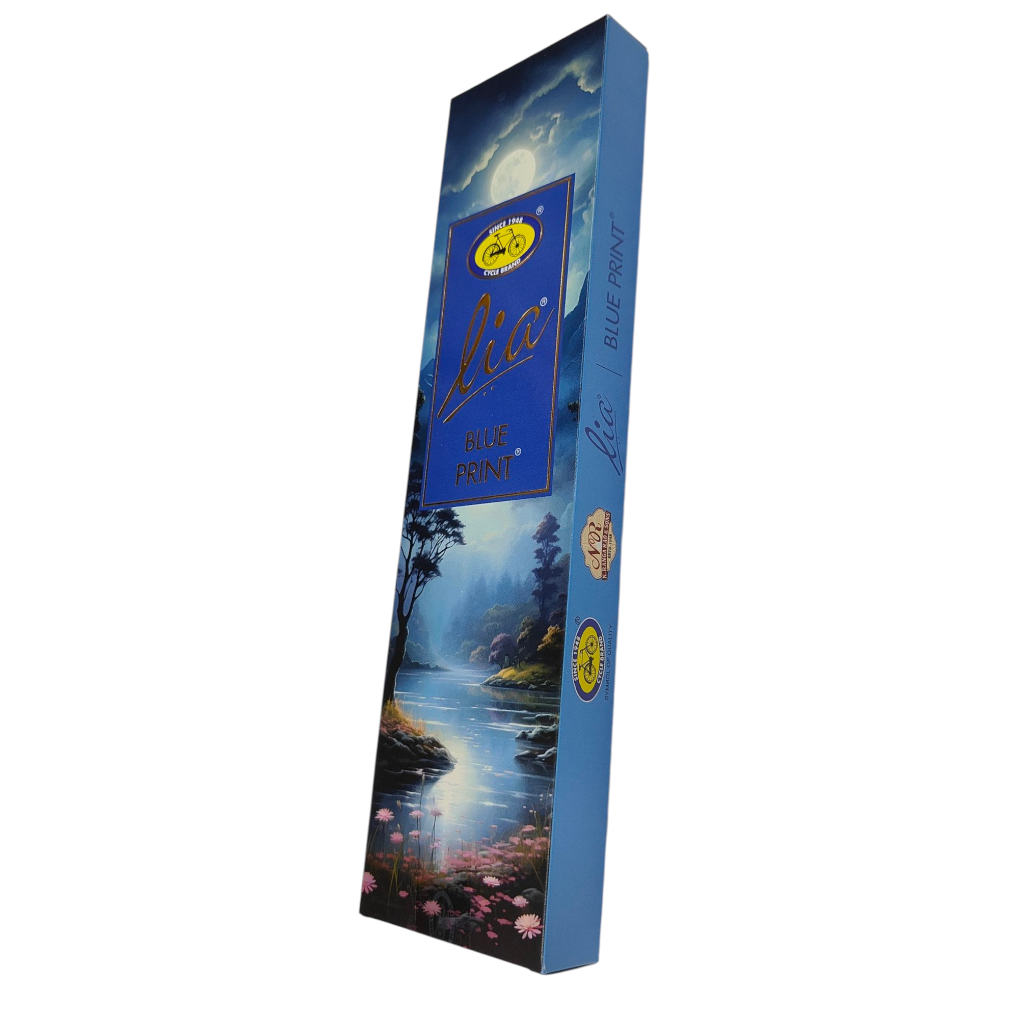 Lia Blue Print Agarbathi - Long Lasting Luxury Incense