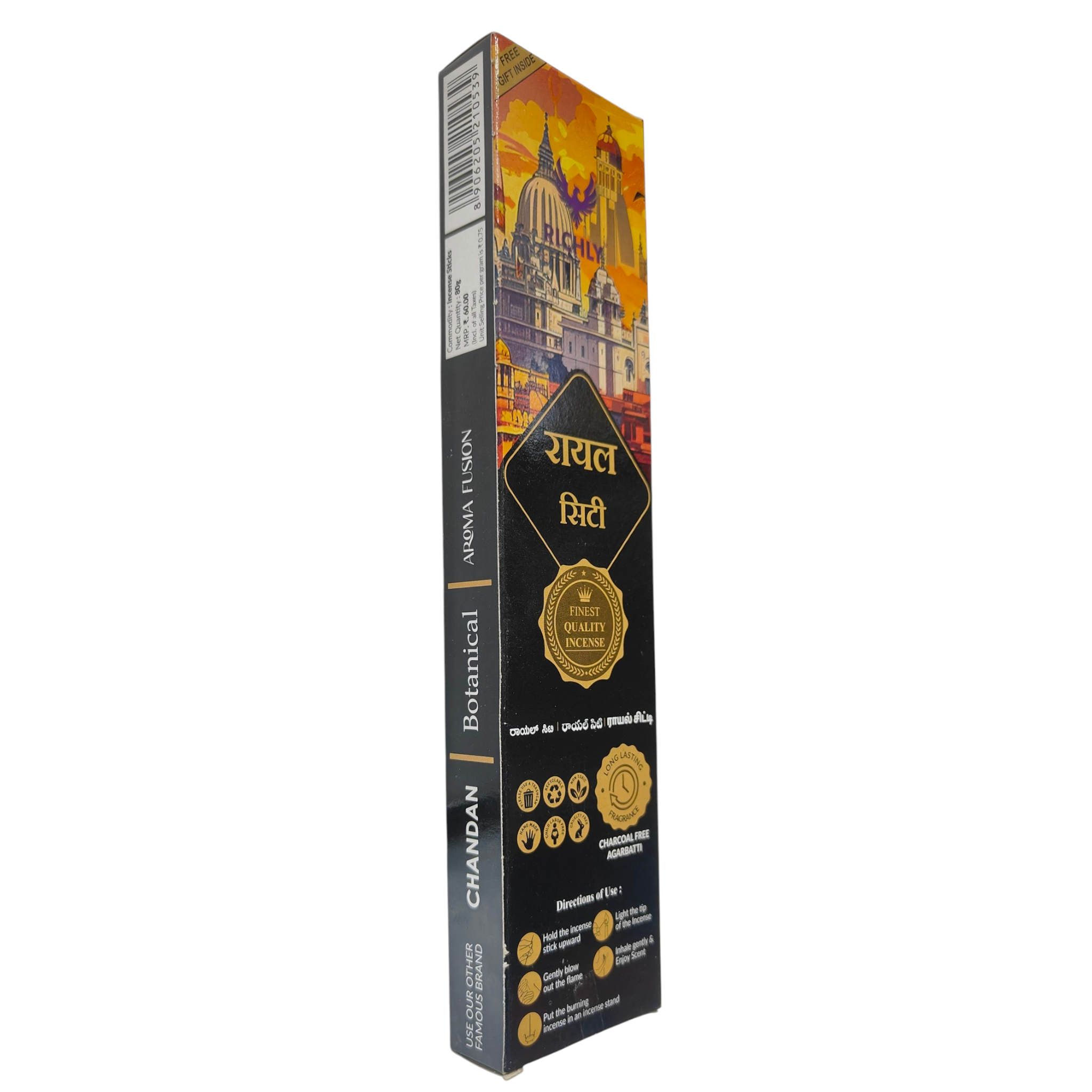 Richly Royal City Incense Stick - Premium Multi Aroma Agarbatti for Home & Office Fragrance
