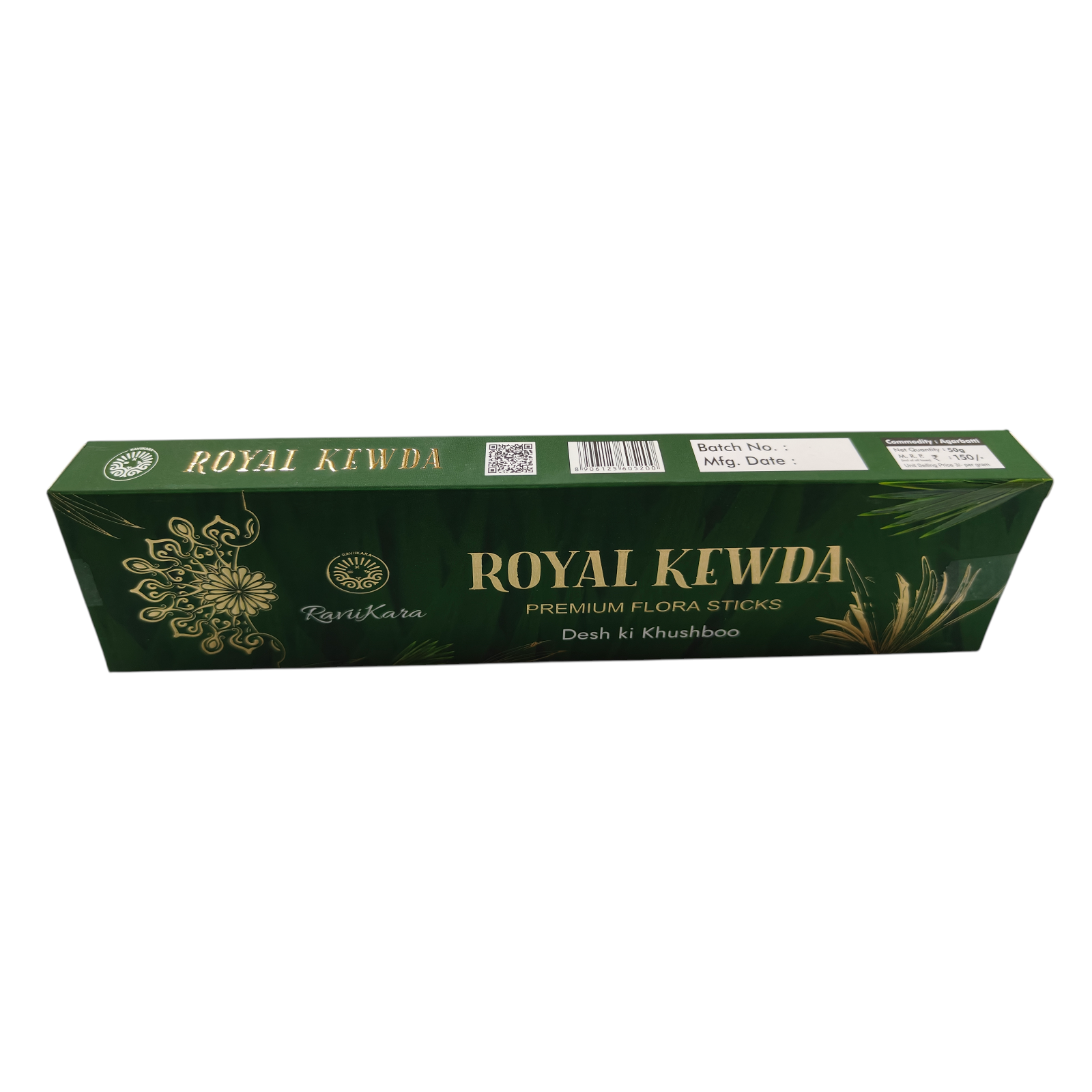 Ravikara Royal Kewda  Premium Flora Sticks - Desh Ki Khushboo