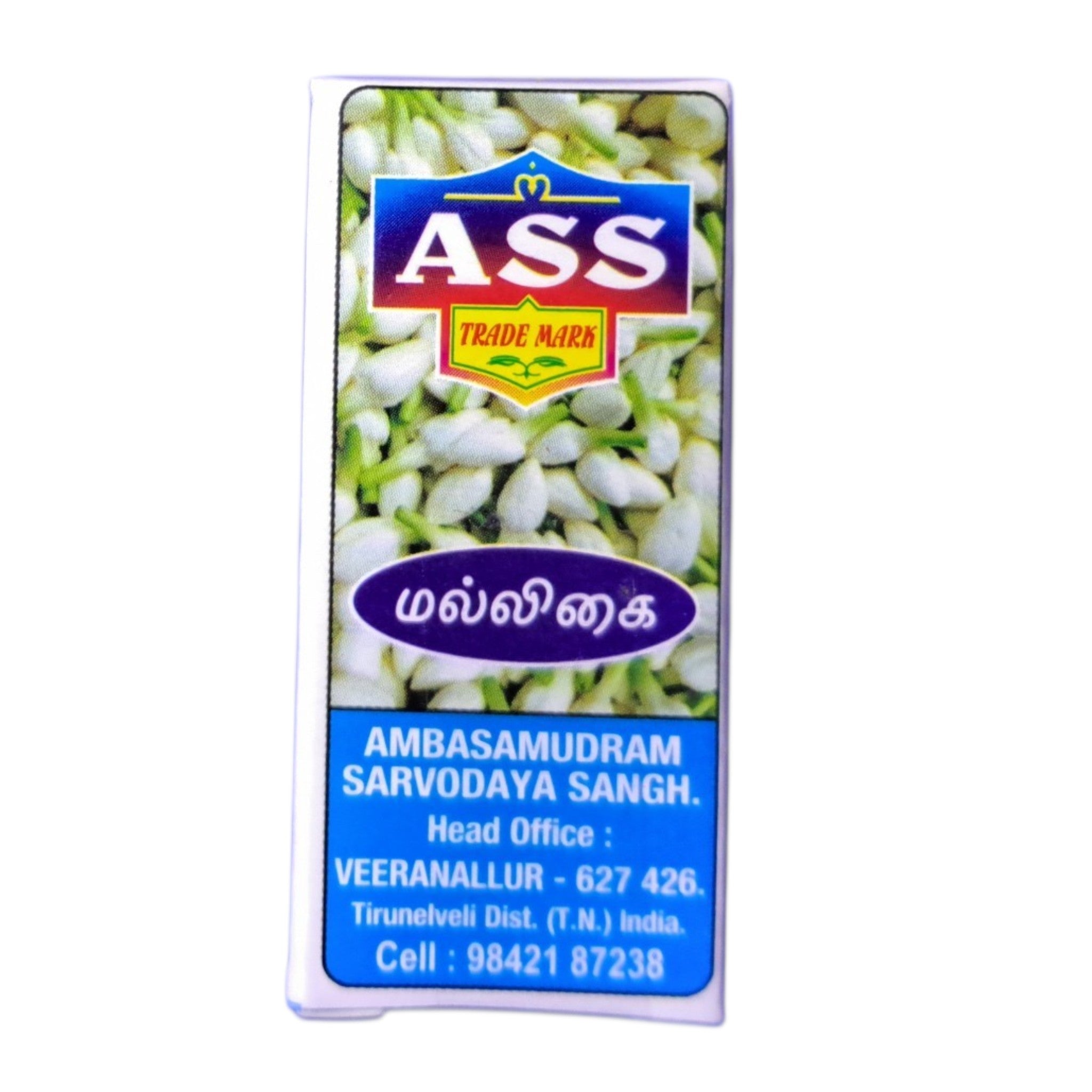 ASS Jasmine Perfume Roll On 3 ml for personal daily wear and gifting
