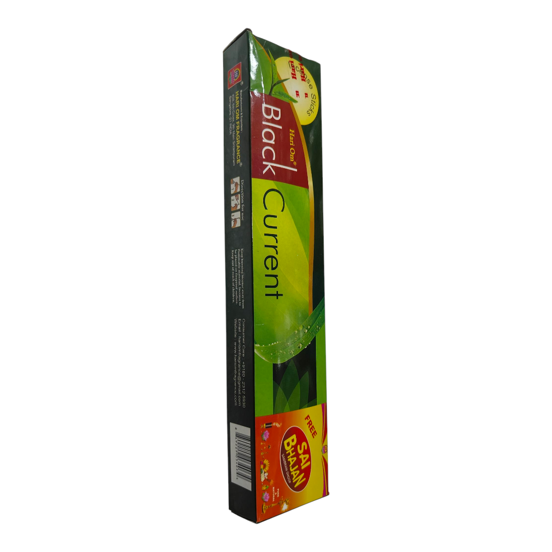Hari Om Black Current Incense Sticks for Pooja & spiritual ceremonies