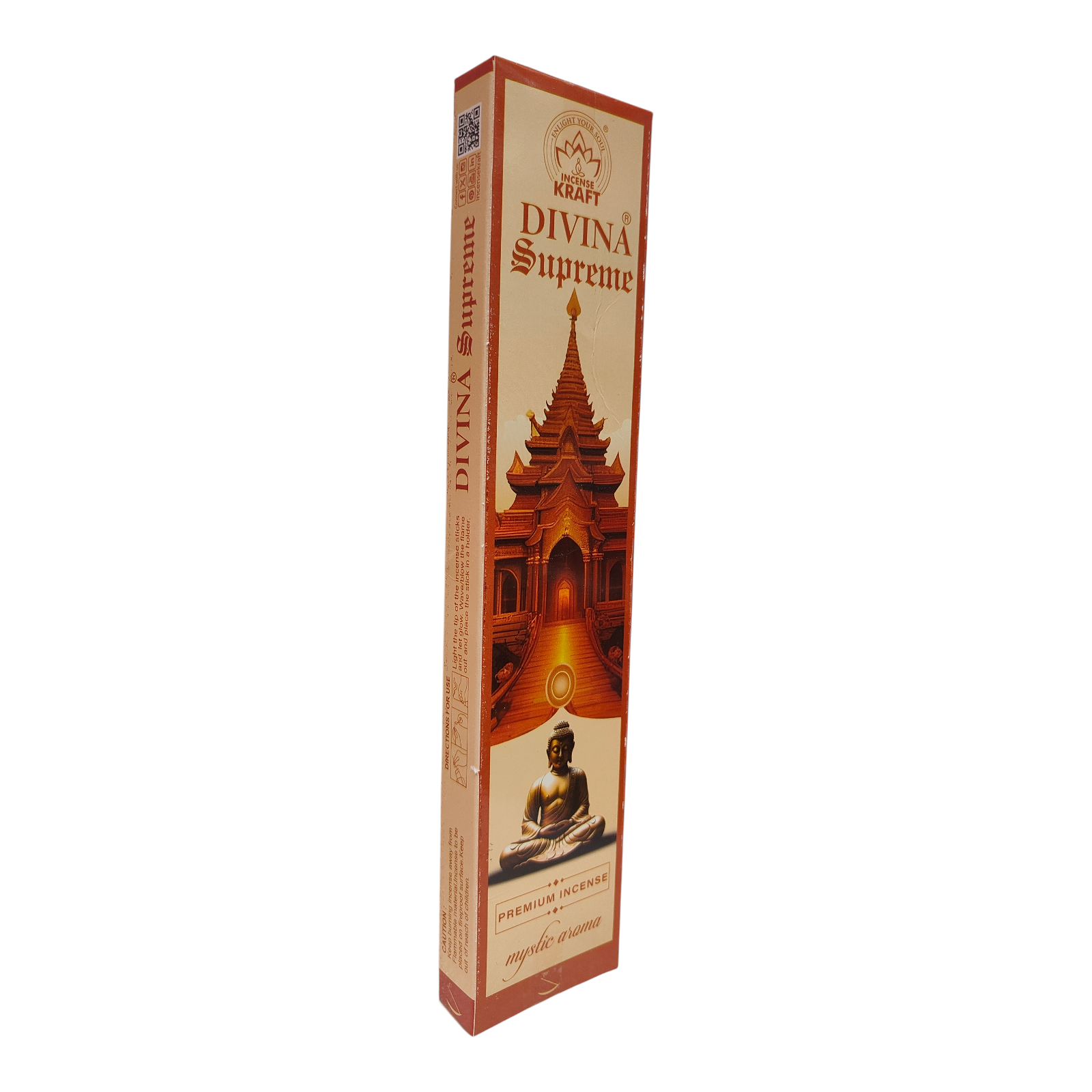 Incense Kraft Divina Supreme Premium Incense – Mystic Aroma Luxury Fragrance Agarbatti for Home Pooja, & Meditation