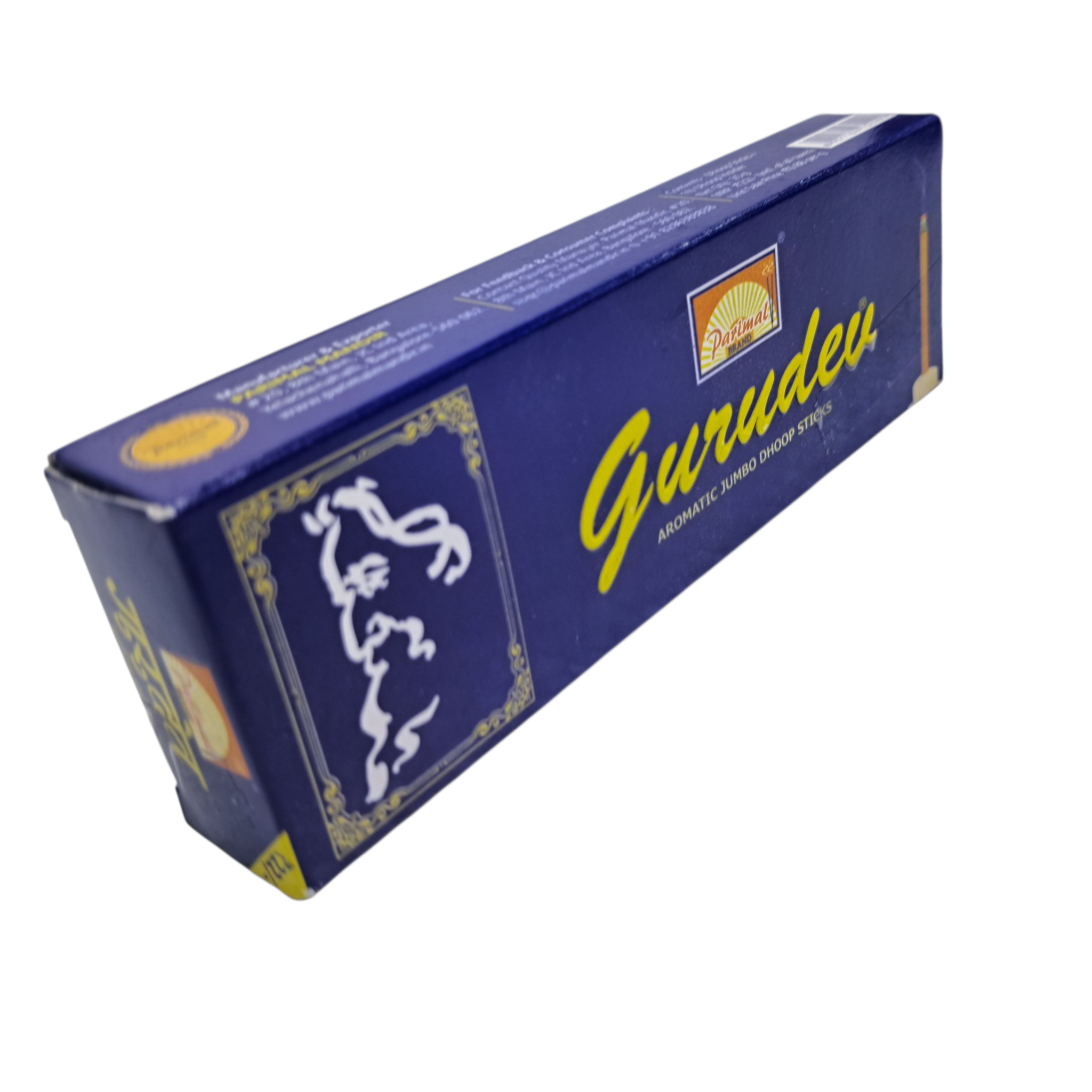 Parimal Gurudev Aromatic Jumbo Dhoop Sticks - Pack of 3 Long-Lasting Divine Herbal Fragrance for Pooja, Meditation & Spiritual Rituals