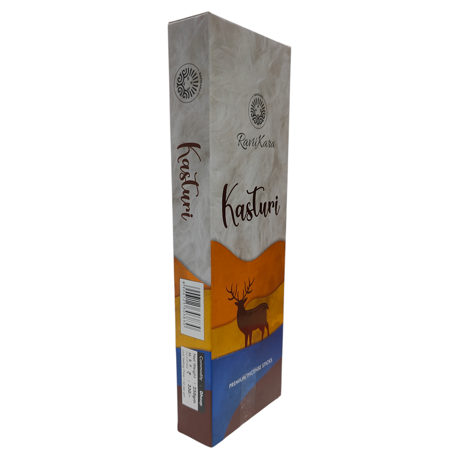 Ravikara Kasturi Premium Incense Sticks - Rich Musk Aroma  incense of India