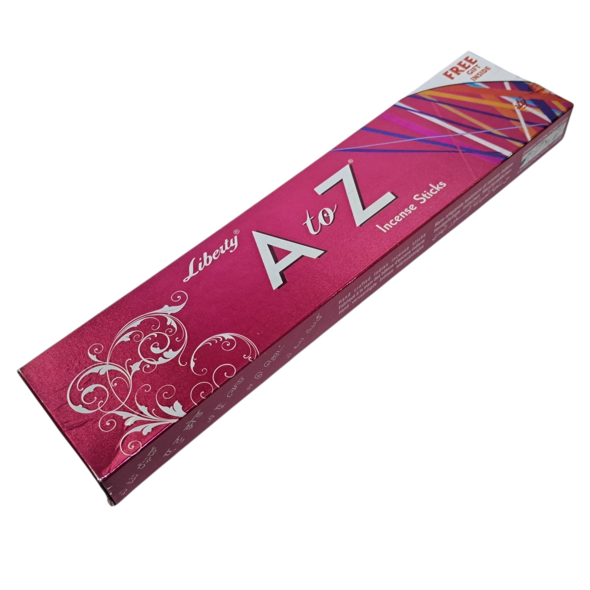 Liberty A to Z Incense Sticks - Premium assortment of multiple fragrances