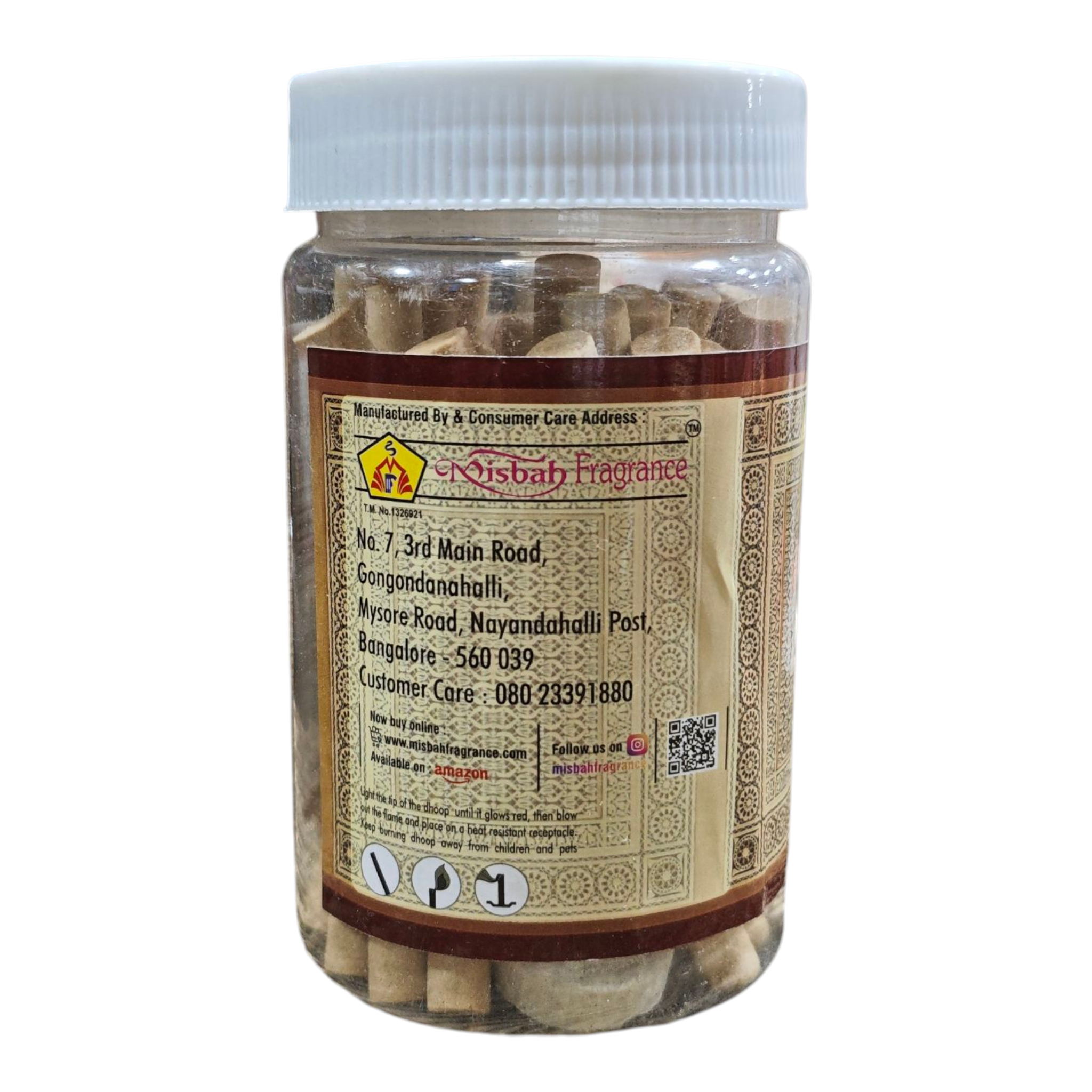 Misbah's Natural Dhoop Sticks 100 gms - Chemical-Free Herbal Dhoop for Pooja & Home Fragrance
