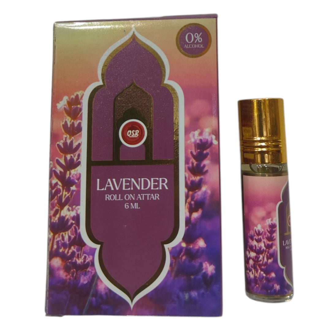 OSR Lavender Roll On Attar 6 ml - Rich  refreshing Scent everyday