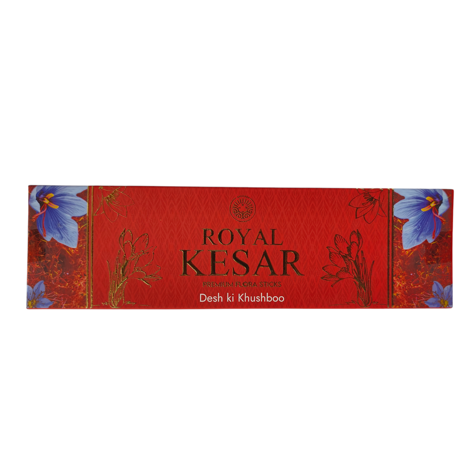 Ravi Rag Royal Kesar Premium Flora Sticks - traditional temple-style  Saffron fragrance