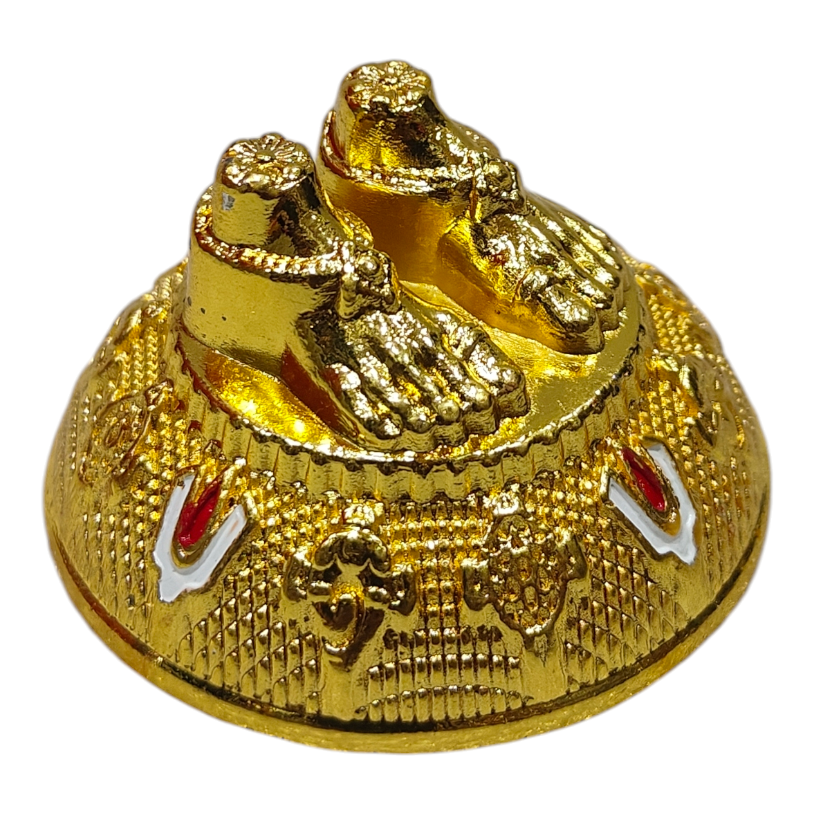 Lotus Feet of Sri Srinivasa Perumal for Pooja, Car Dashboard & Home Décor - Sacred Symbol of Divine Blessings