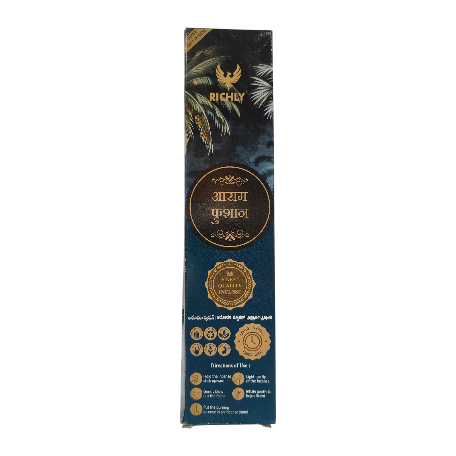 Richly Aroma Fusion Incense Sticks - Premium Fragrance Agarbatti for Home & Pooja Rituals