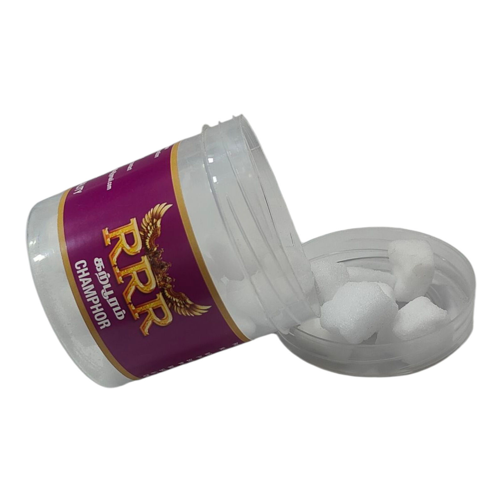 RRR Camphor 50 Grams Katti Karpooram (Solid Camphor) – Pure Natural Camphor for Puja, Aarathi & Temple Rituals