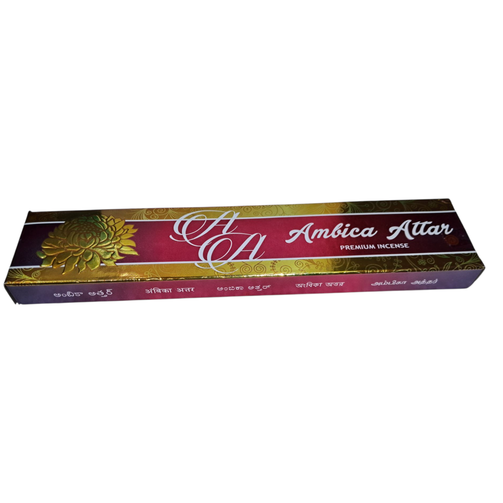 Ambica Attar Premium Incense Sticks Herbal & Natural Long-lasting Aroma அம்பிகா அத்தர் அகர்பத்தி